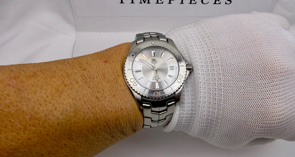 Case #306 — TAG Heuer Link Quartz Silver Dial  Ref. WJ1111.BA0