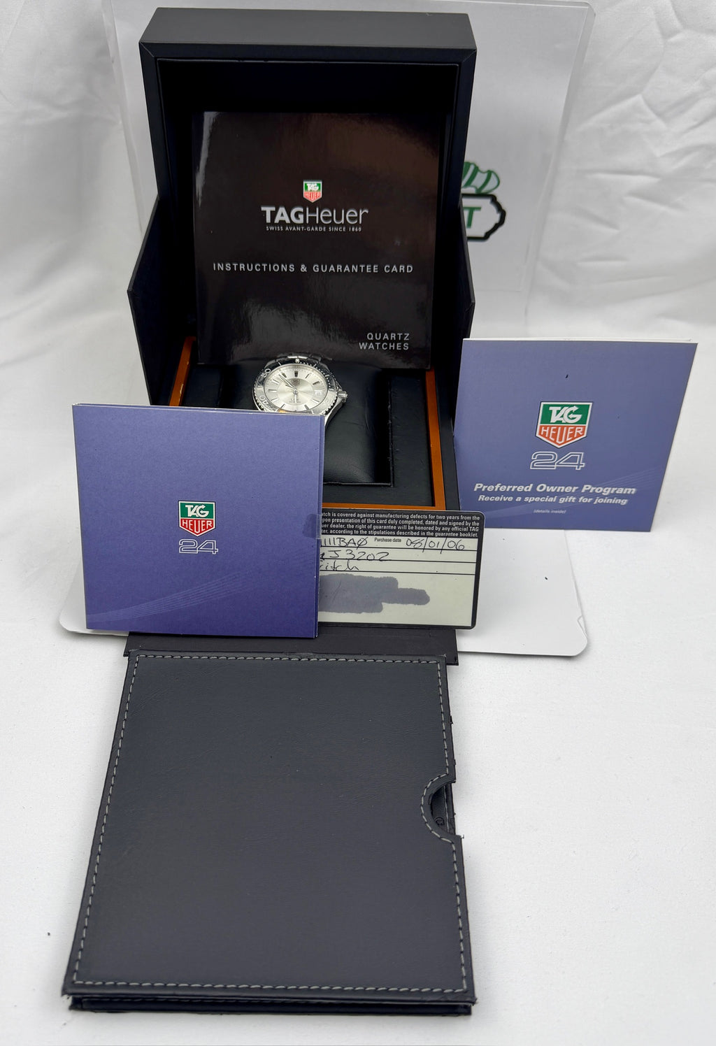 Case #306 — TAG Heuer Link Quartz Silver Dial  Ref. WJ1111.BA0
