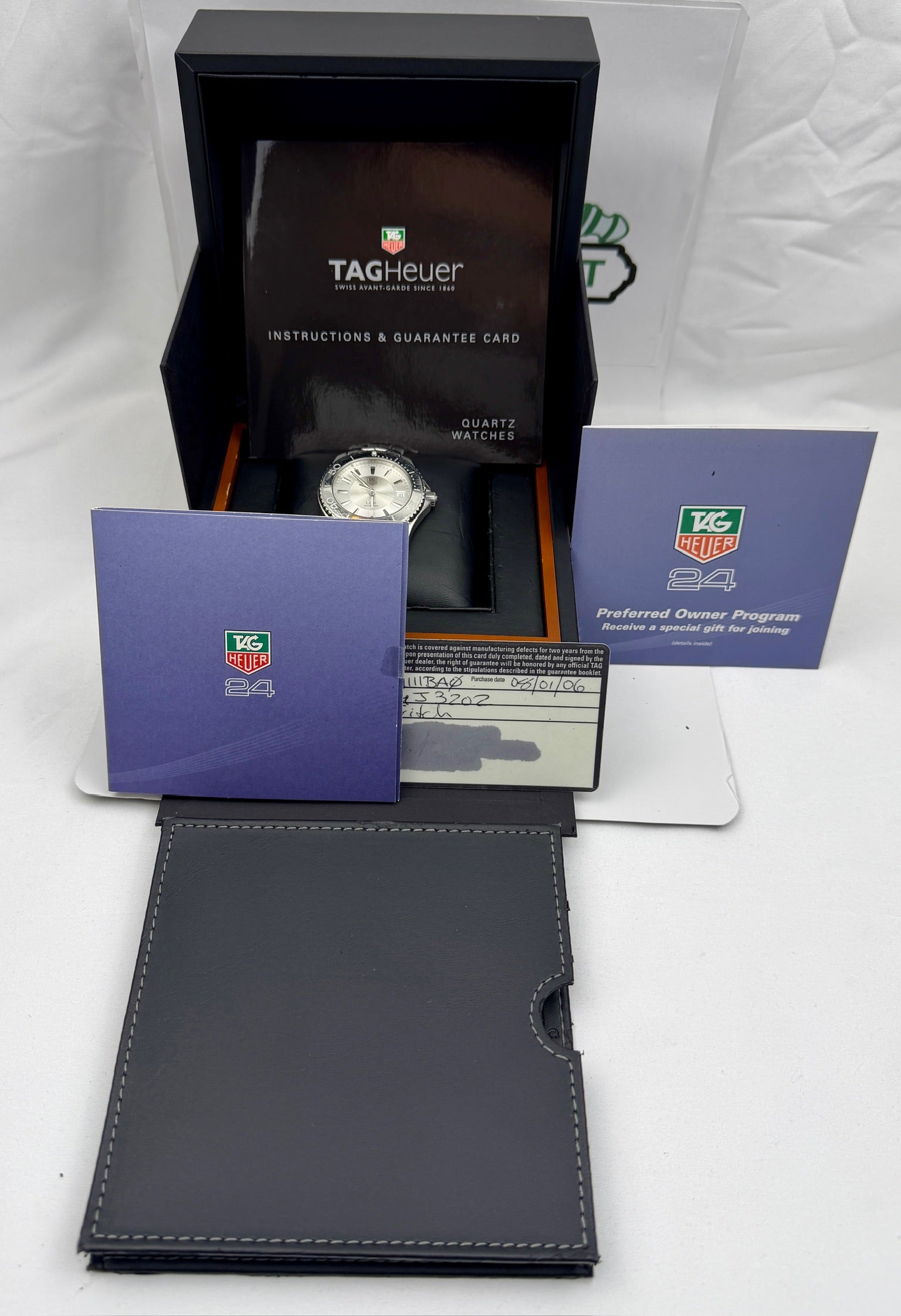 Case #306 — TAG Heuer Link Quartz Silver Dial  Ref. WJ1111.BA0