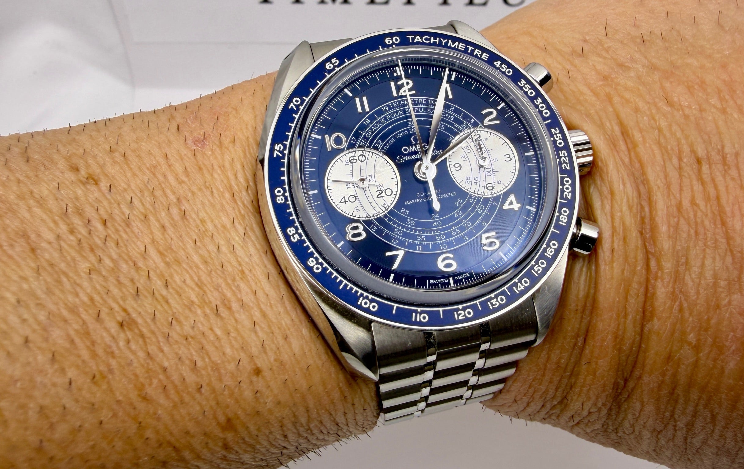Case #318 — Omega Speedmaster Chronoscope Blue  Ref. 329.30.43.51.03.001