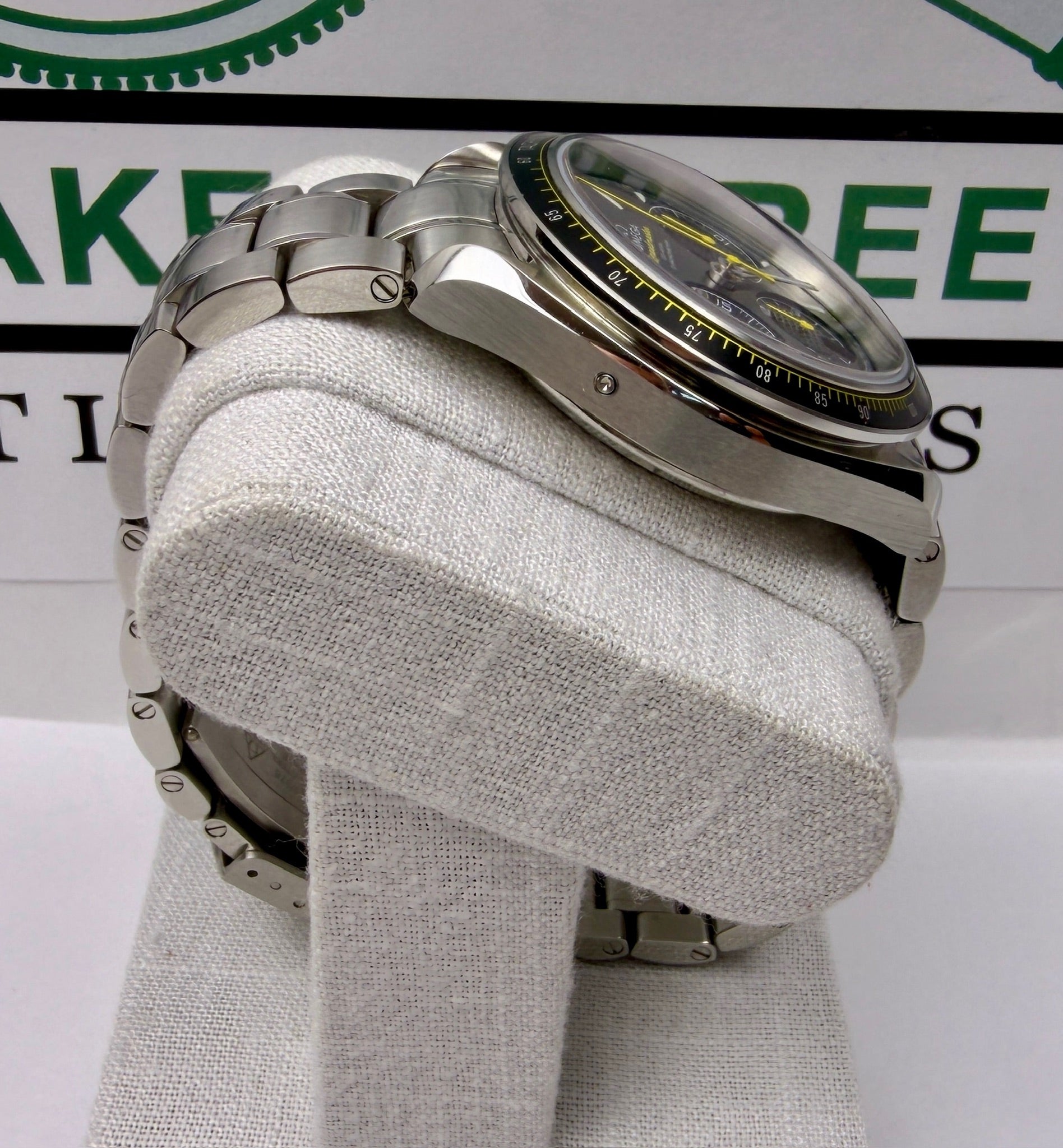 Case #322 — Omega Speedmaster Racing 40mm Yellow  Ref. 326.30.40.50.06.001