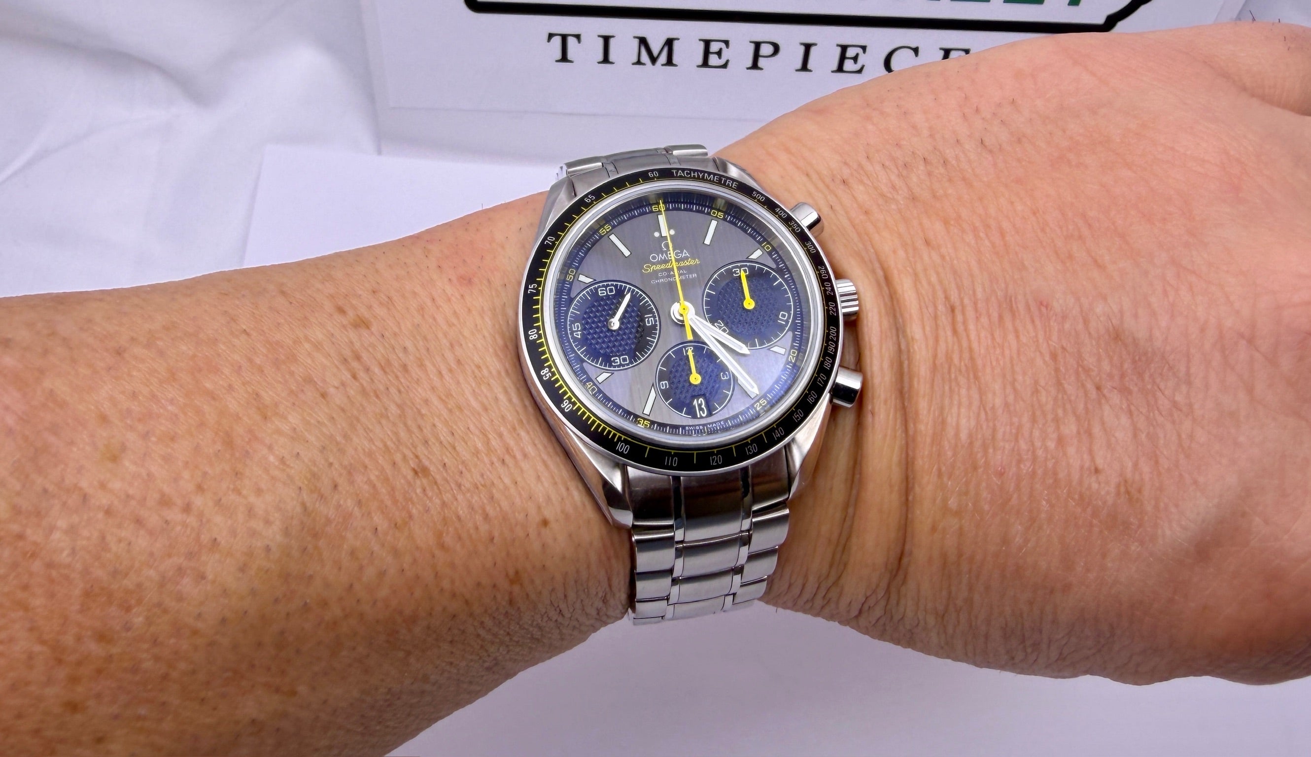 Case #322 — Omega Speedmaster Racing 40mm Yellow  Ref. 326.30.40.50.06.001