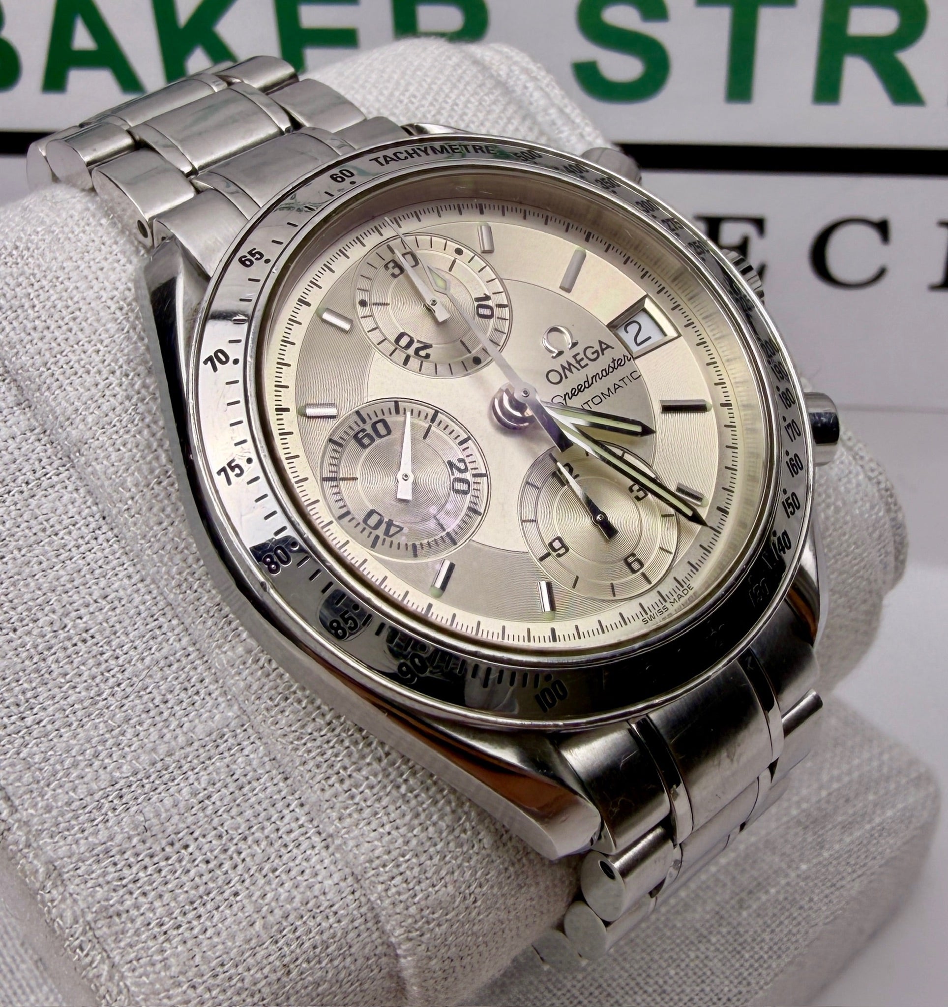 Case #318 — Omega Speedmaster Reduced 39mm Silver Dial  Ref. 3513.30