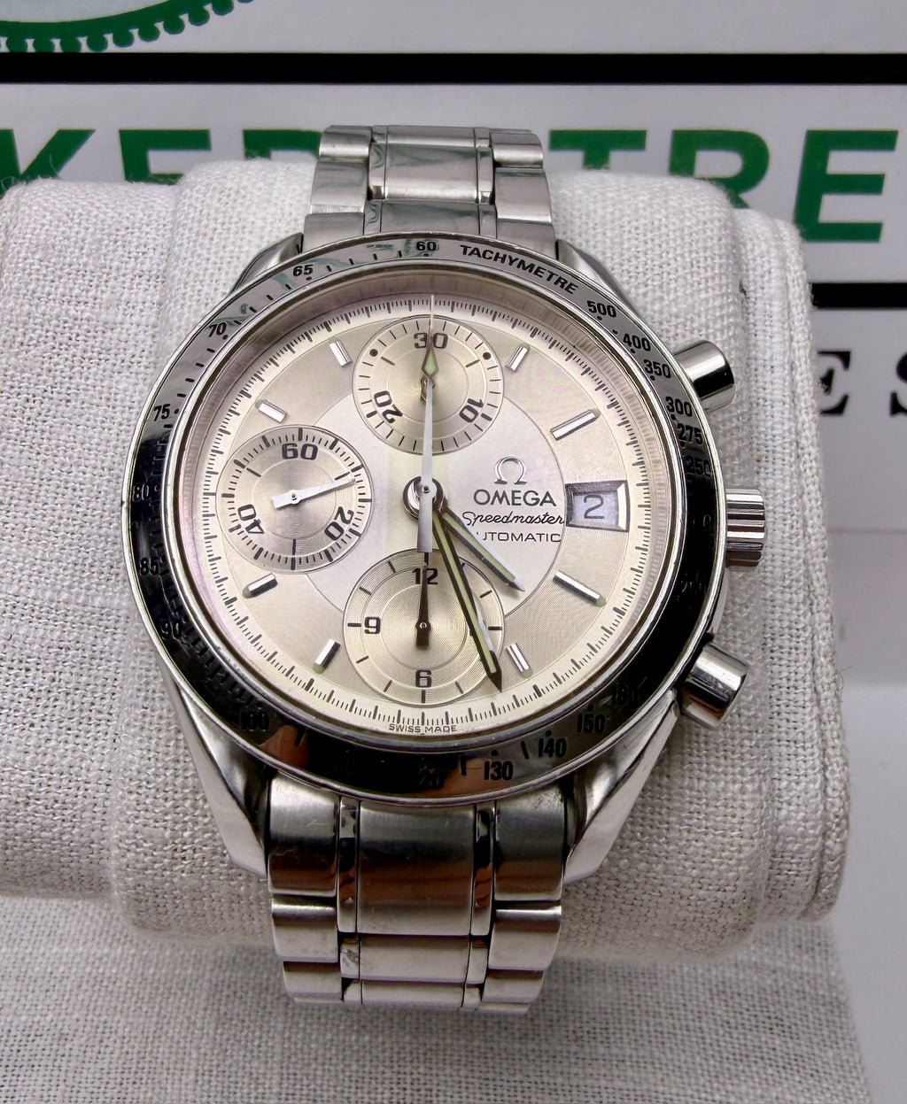 Case #318 — Omega Speedmaster Reduced 39mm Silver Dial  Ref. 3513.30