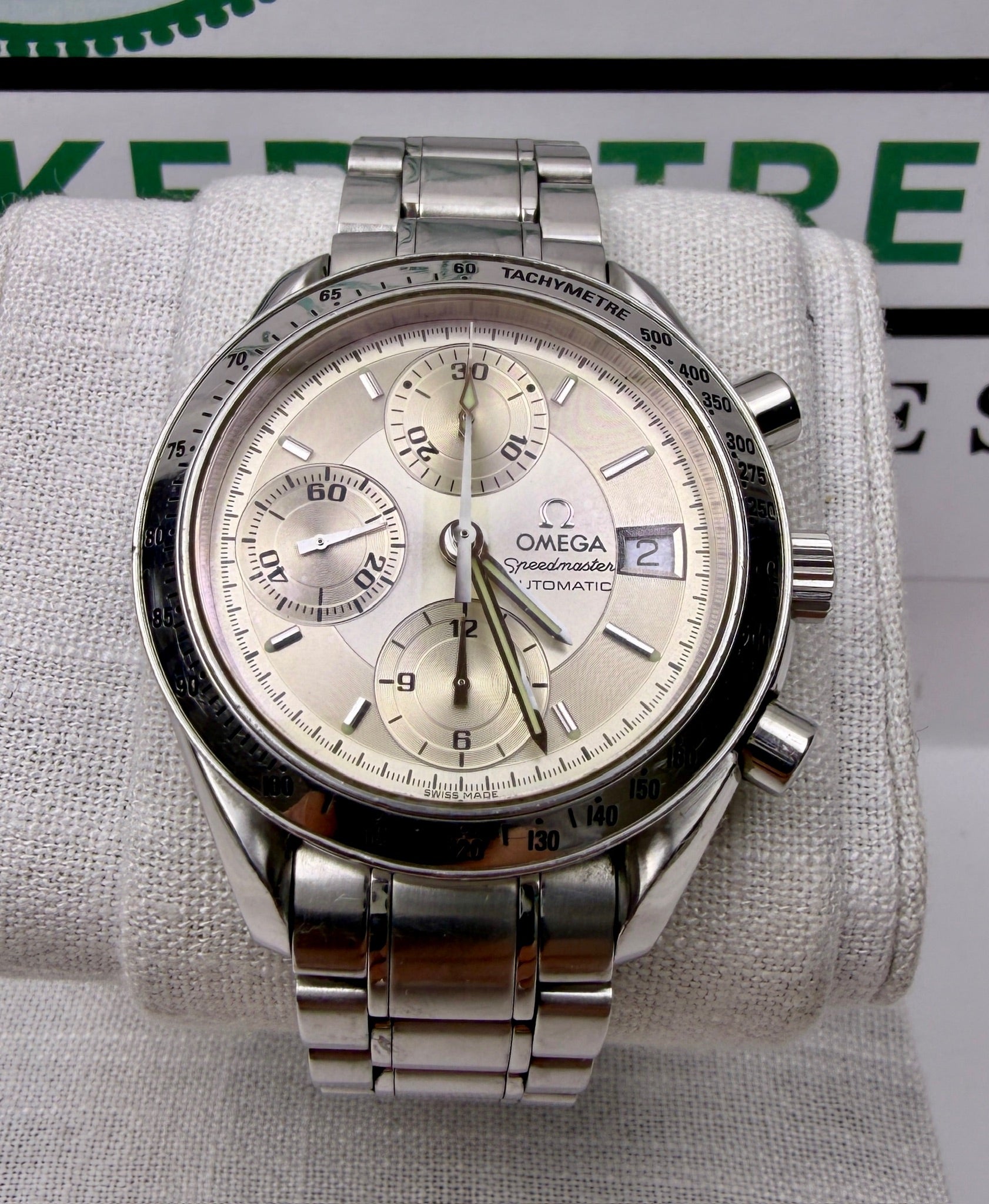 Case #318 — Omega Speedmaster Reduced 39mm Silver Dial  Ref. 3513.30