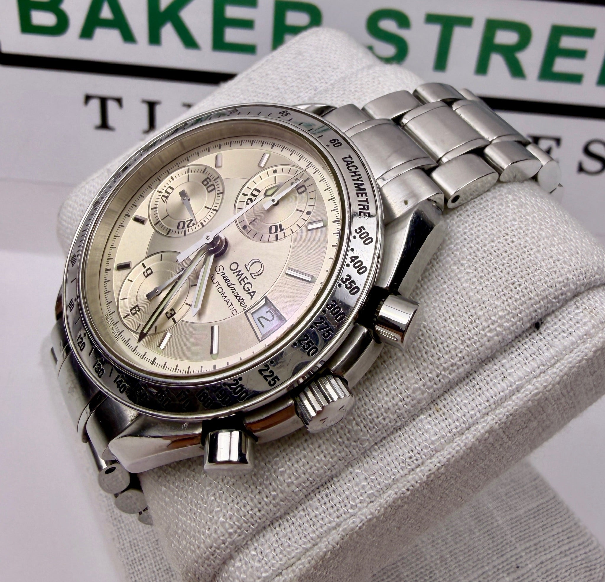 Case #318 — Omega Speedmaster Reduced 39mm Silver Dial  Ref. 3513.30