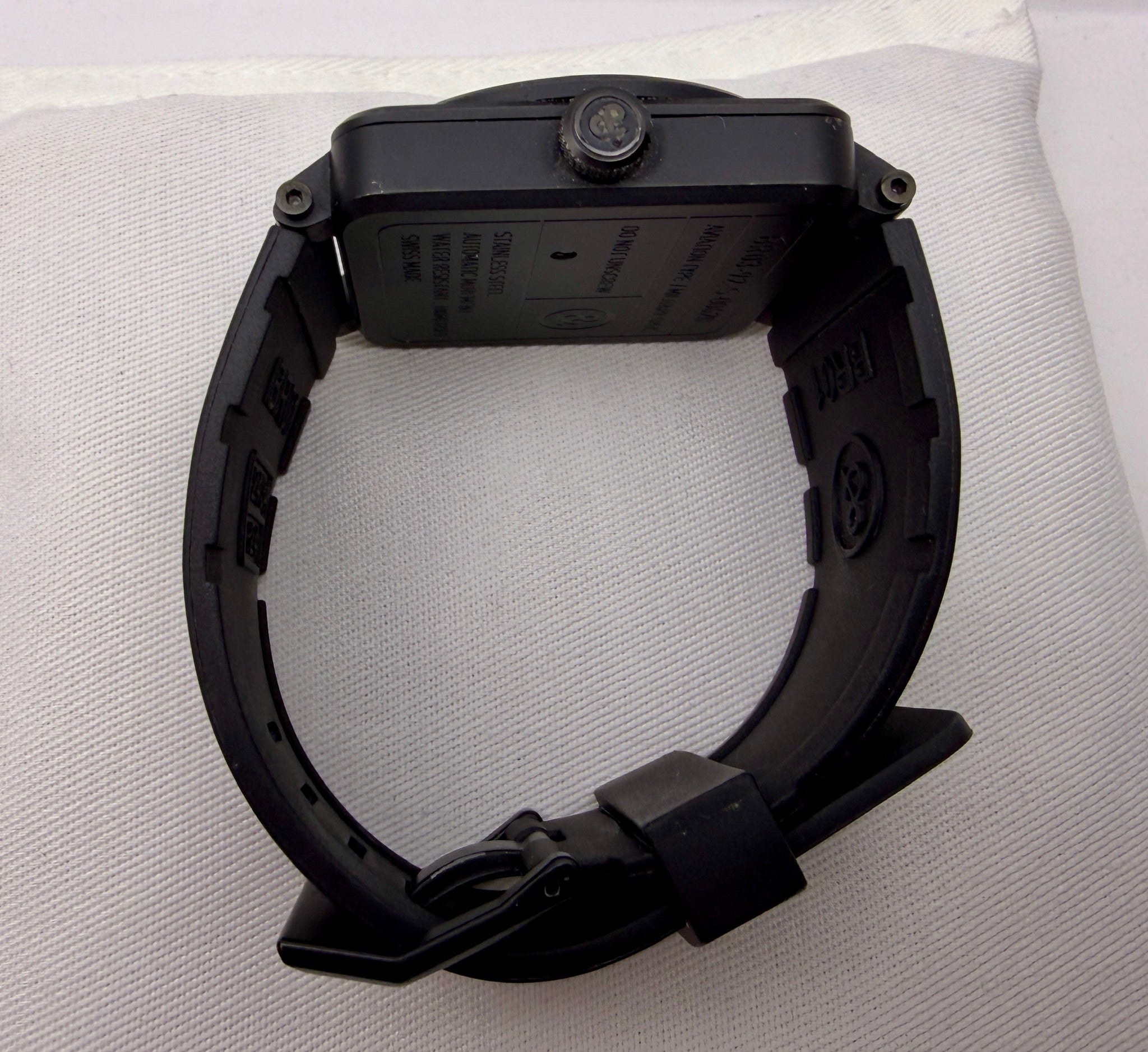 Case #336 — Bell & Ross BR 03-92 Black PVD “Tan Numerals”  Ref. BR03-92-S-00620