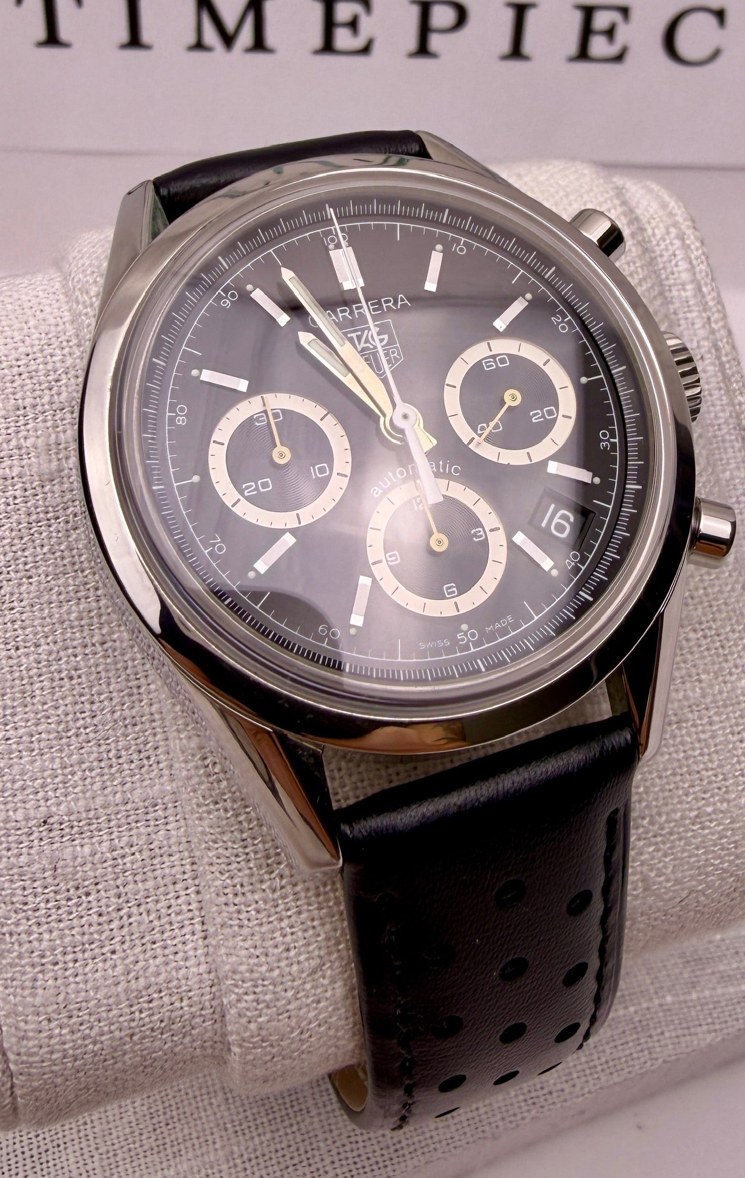 Case #333 — TAG Heuer Carrera Chronograph Black Ref. CV2113