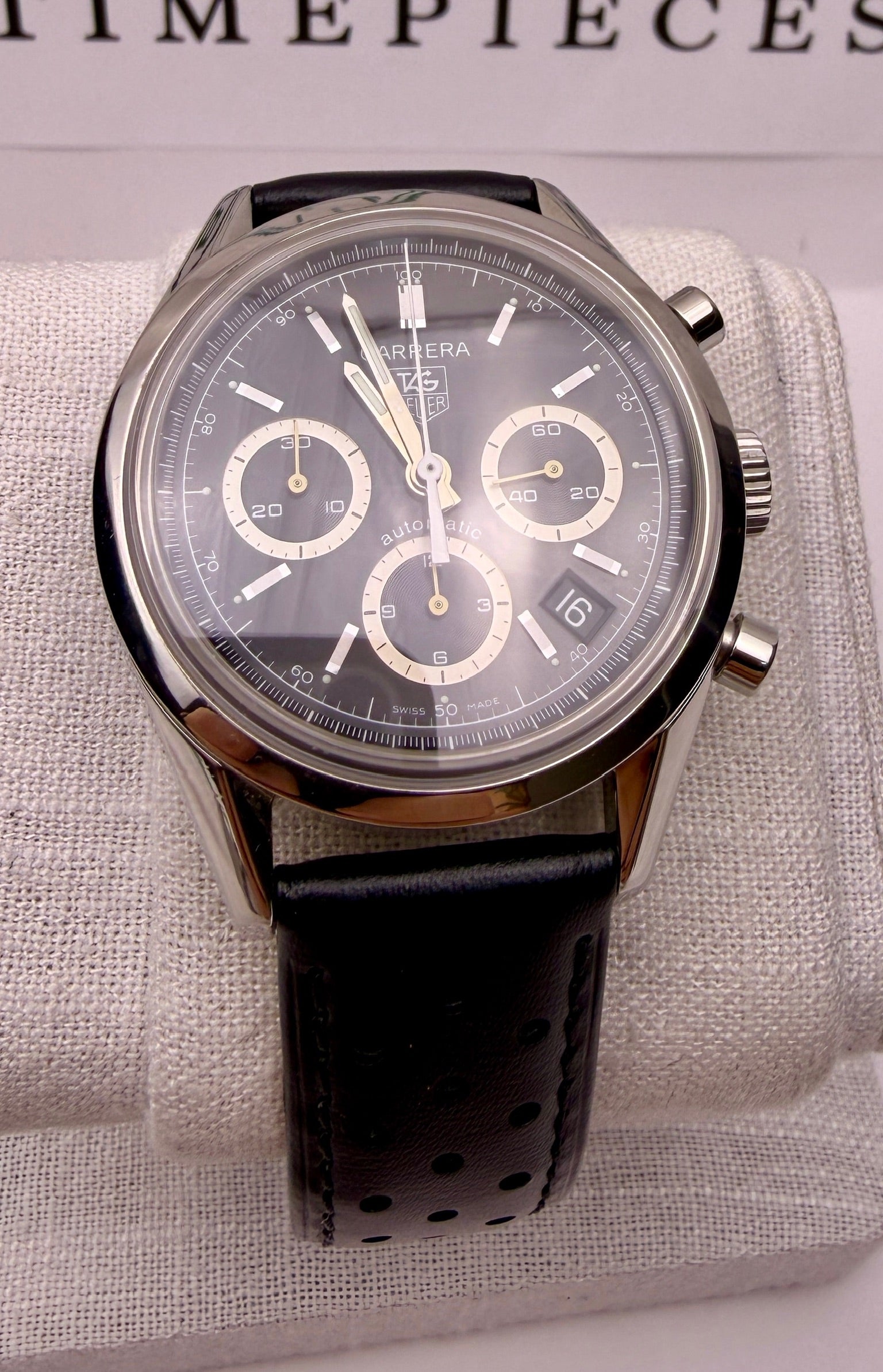 Case #333 — TAG Heuer Carrera Chronograph Black Ref. CV2113