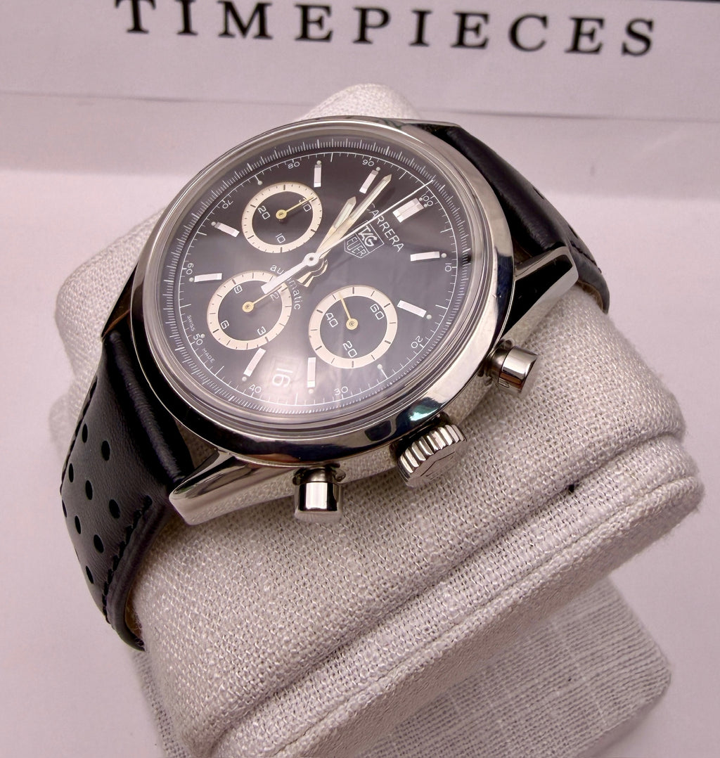 Case #333 — TAG Heuer Carrera Chronograph Black Ref. CV2113