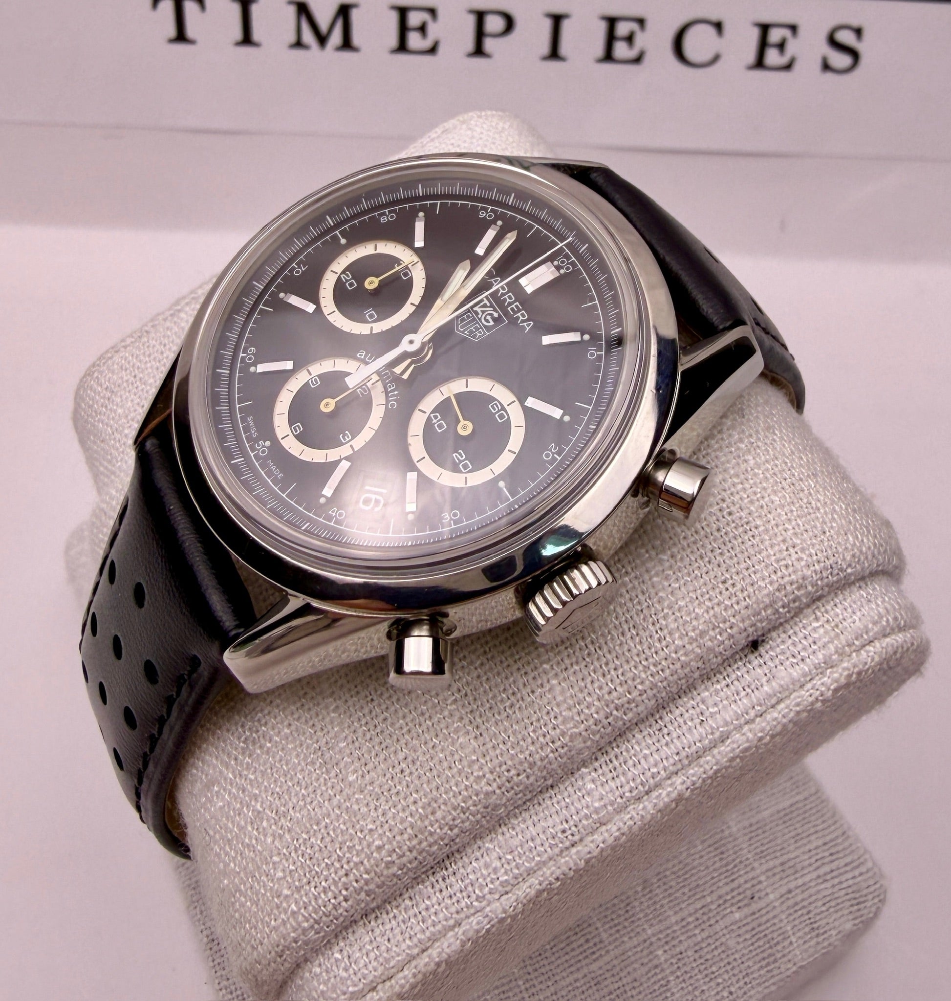 Case #333 — TAG Heuer Carrera Chronograph Black Ref. CV2113