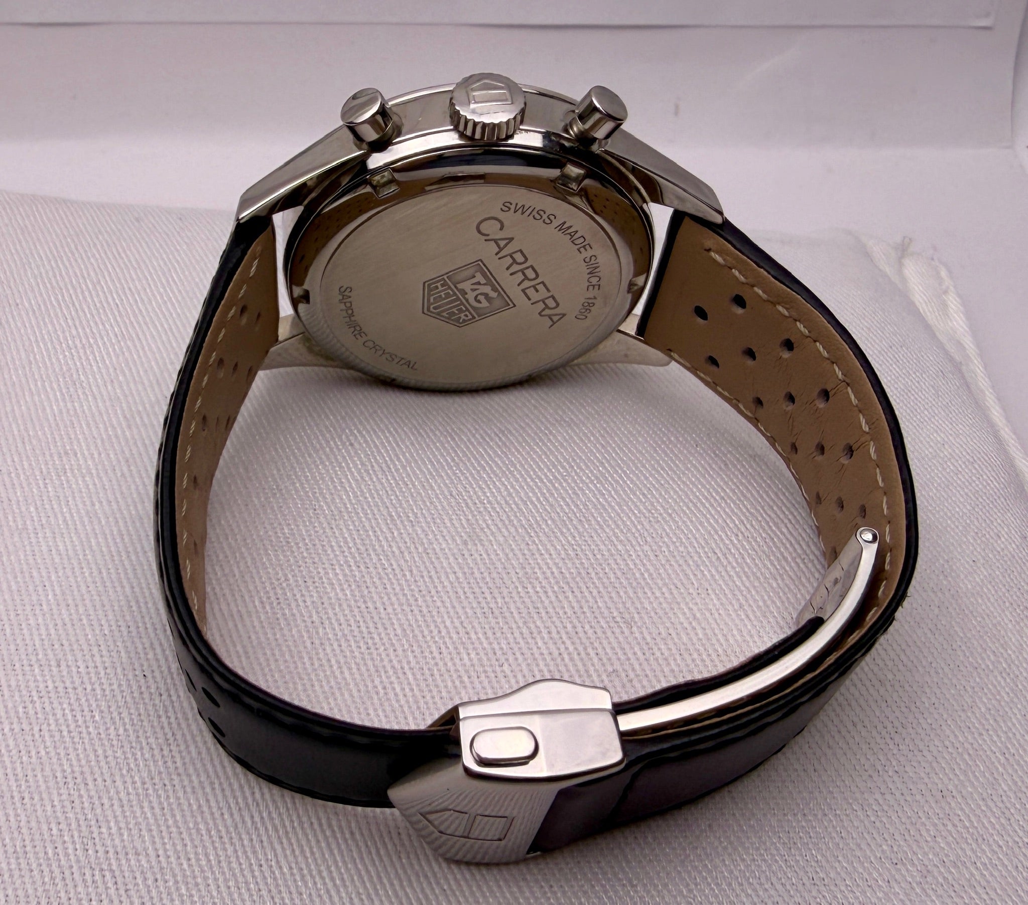 Case #333 — TAG Heuer Carrera Chronograph Black Ref. CV2113