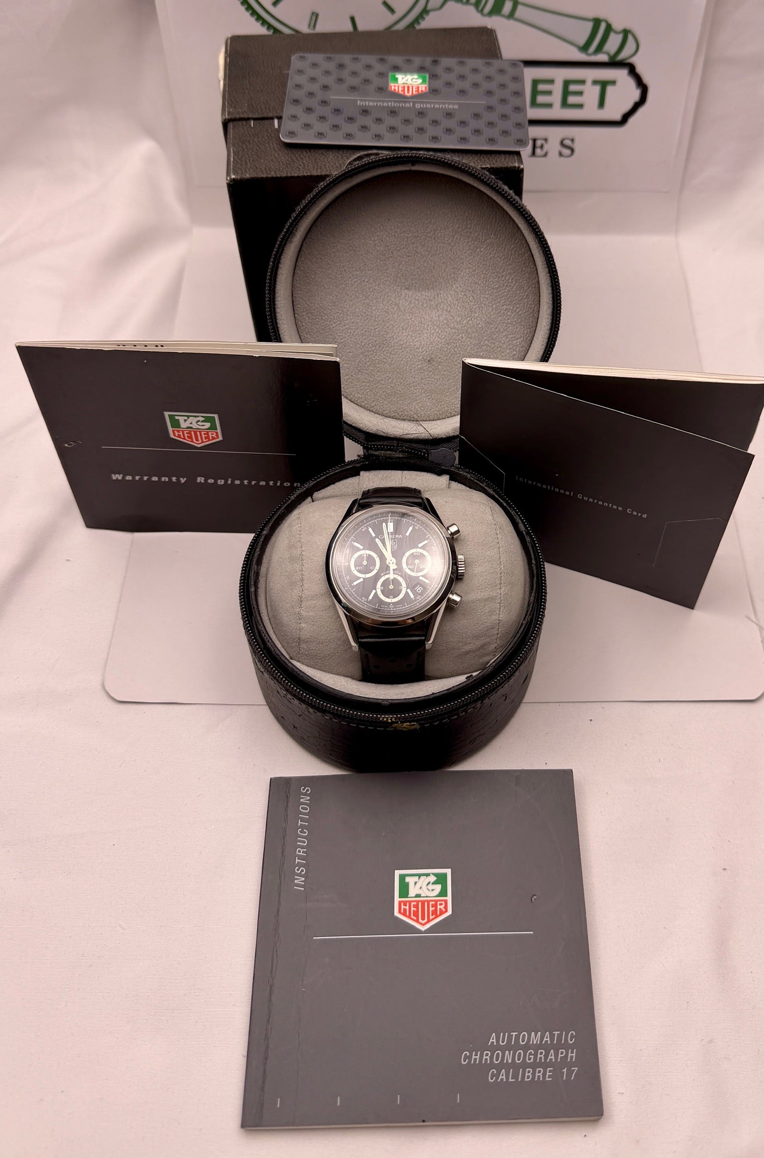 Case #333 — TAG Heuer Carrera Chronograph Black Ref. CV2113