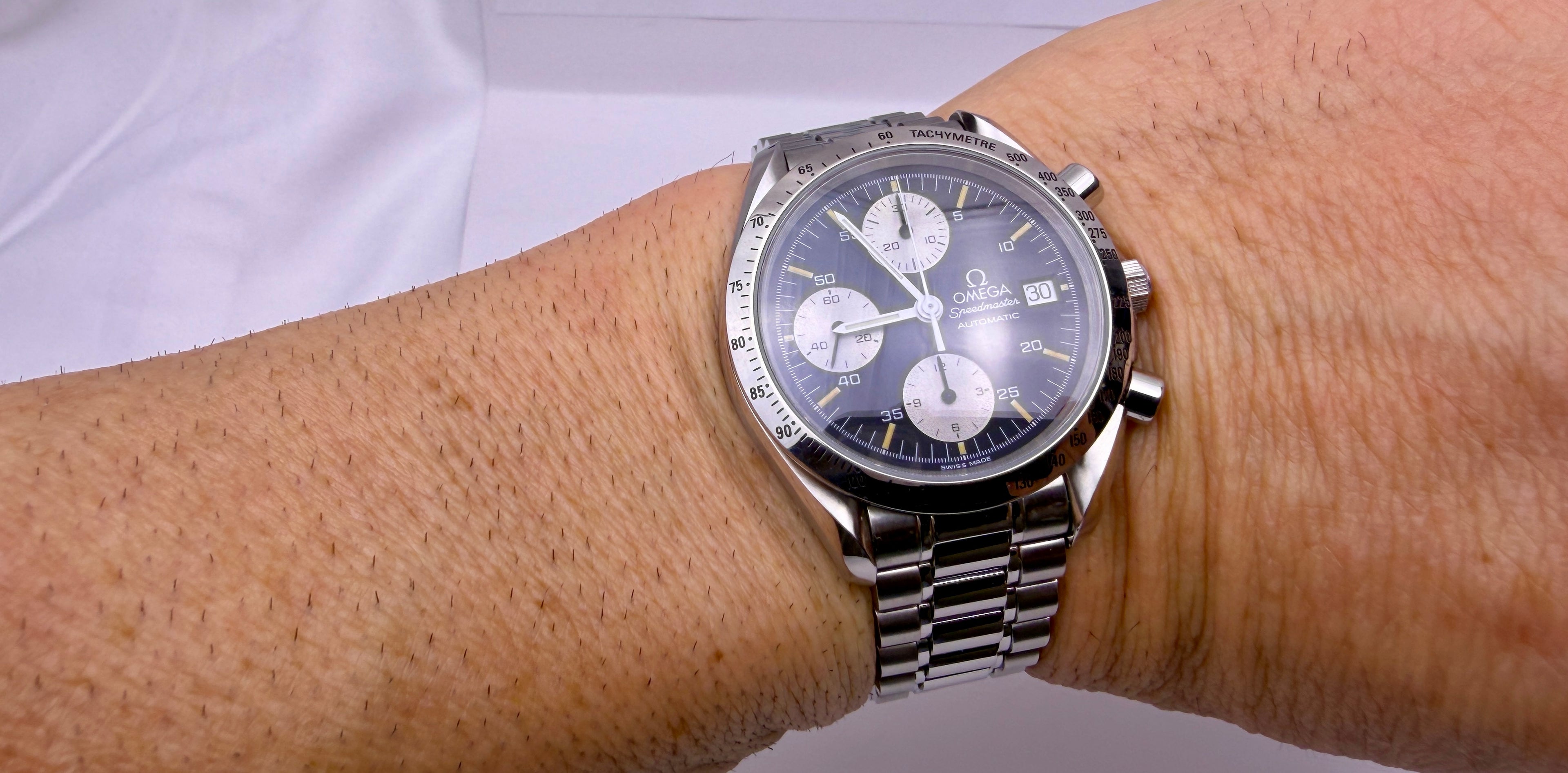 Case #353 — Omega Speedmaster Date 39MM “Reverse Panda” Ref. 3511.50