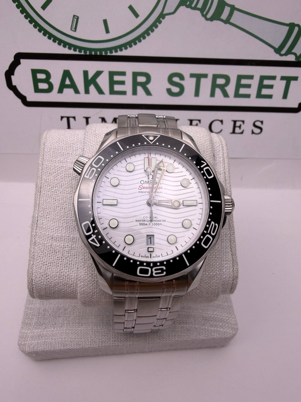 Case #360 — Omega Seamaster Professional White Dial / Black Bezel Ref. 210.30.42.20.04.001
