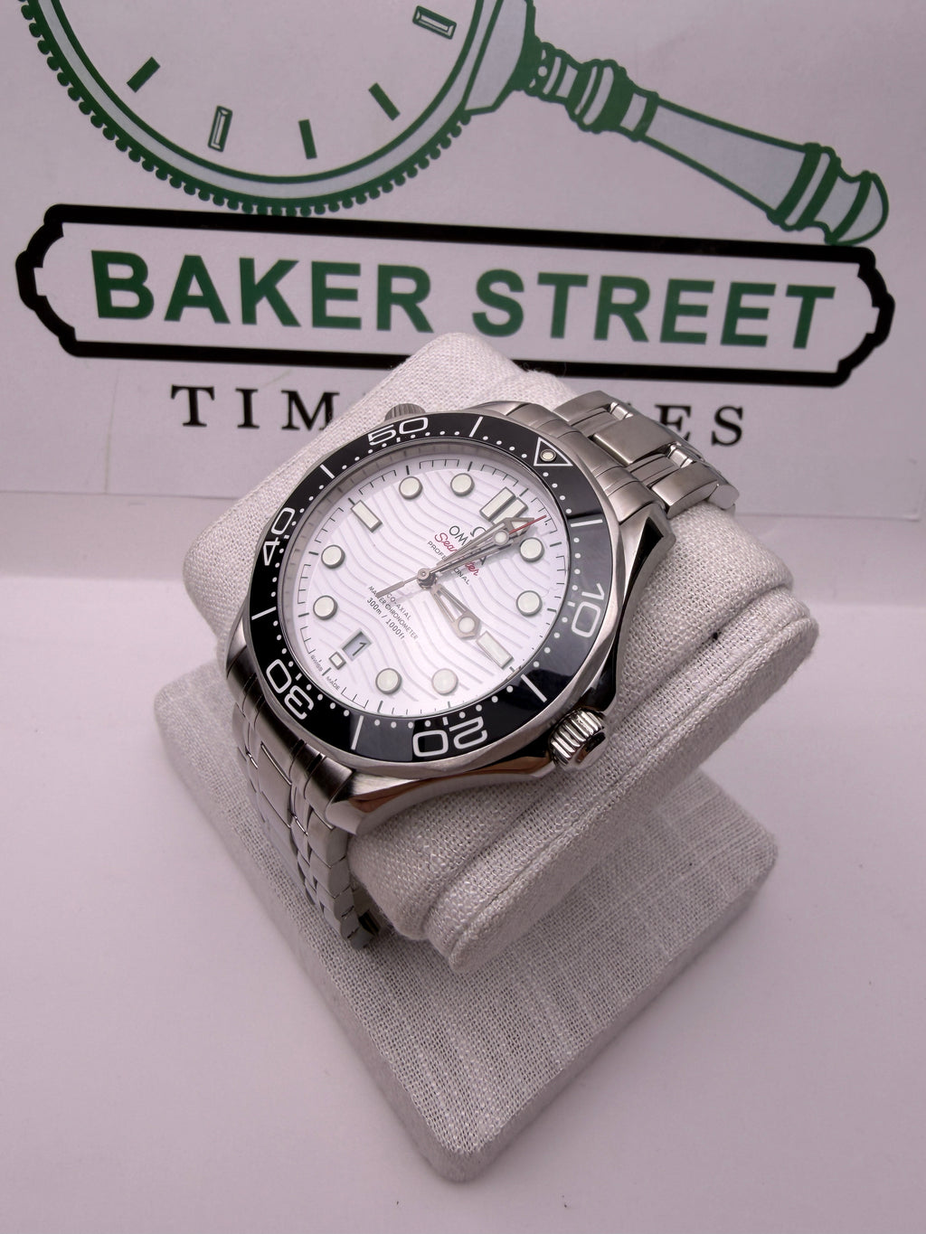 Case #360 — Omega Seamaster Professional White Dial / Black Bezel Ref. 210.30.42.20.04.001