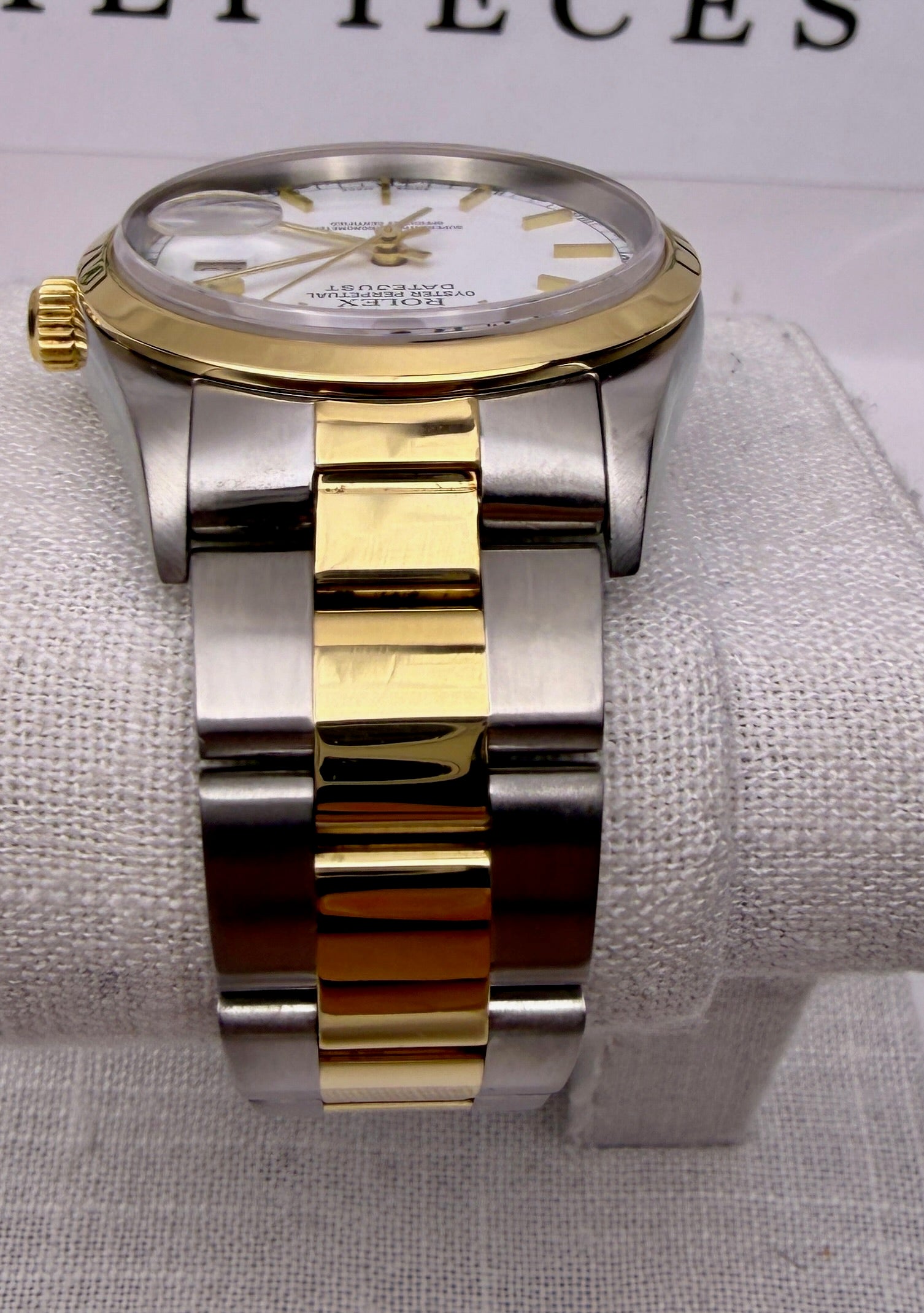 Case #365 — Rolex Oyster Perpetual Date Gold/Steel White Dial Ref. 15203