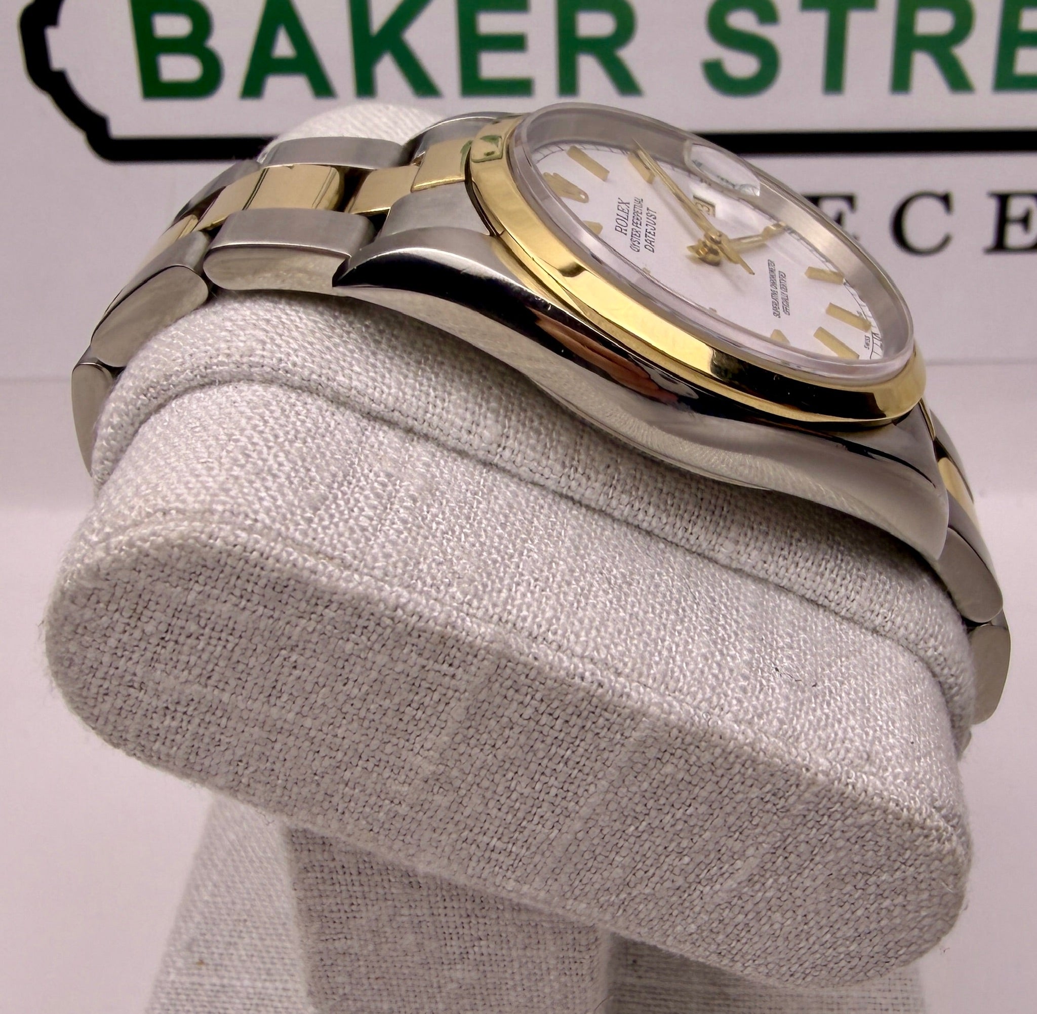 Case #365 — Rolex Oyster Perpetual Date Gold/Steel White Dial Ref. 15203