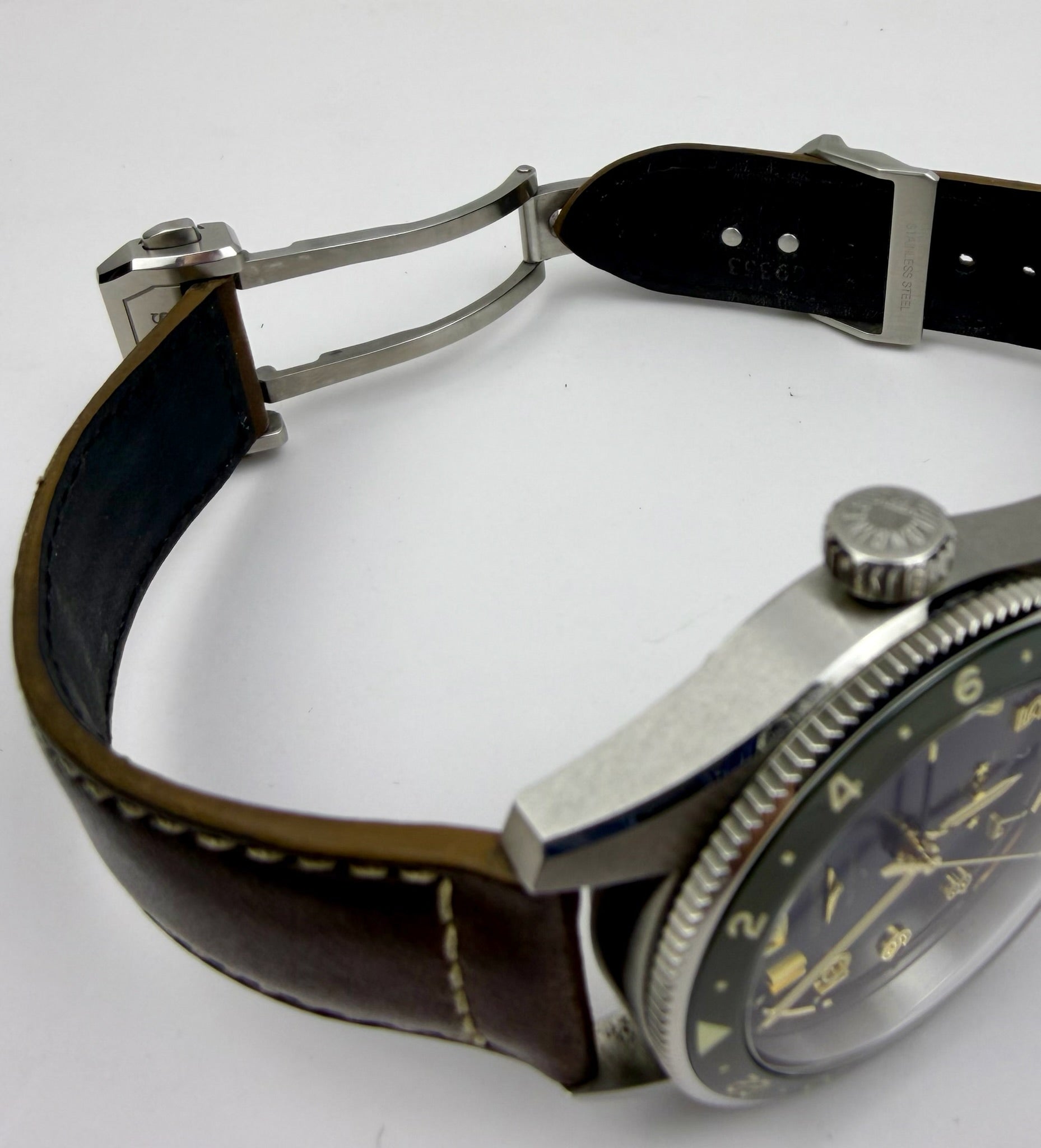 Case #314 — Longines Spirit Zulu Time GMT Green  Ref. L3.802.4.63.2