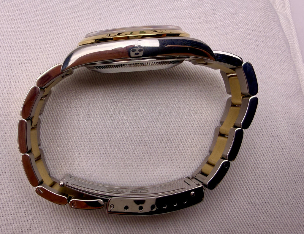 Case #365 — Rolex Oyster Perpetual Date Gold/Steel White Dial Ref. 15203
