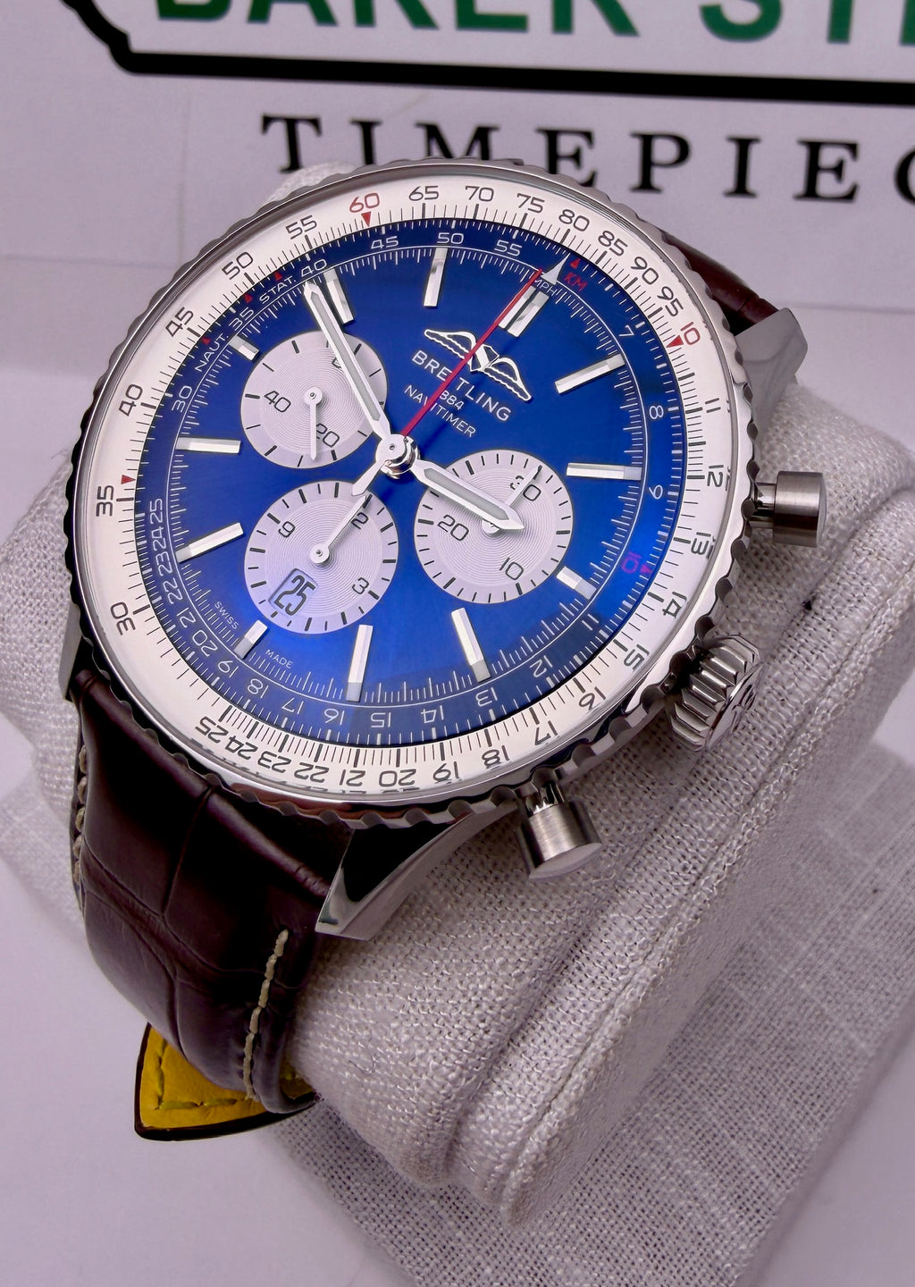 Case #366 — Breitling Navitimer B01 Chronograph 46 Blue Ref. AB0137