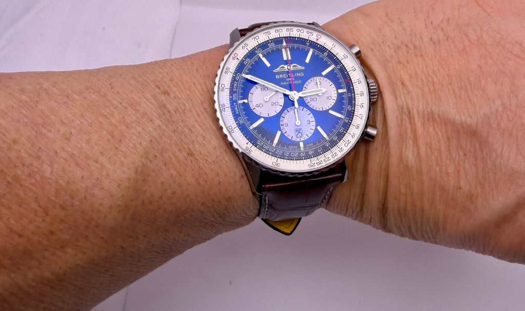 Case #366 — Breitling Navitimer B01 Chronograph 46 Blue Ref. AB0137