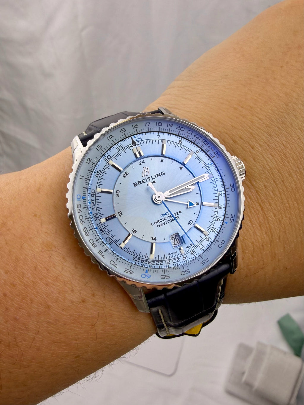 Case #321 — Breitling Navitimer GMT Blue  Ref. A32310171C1P1