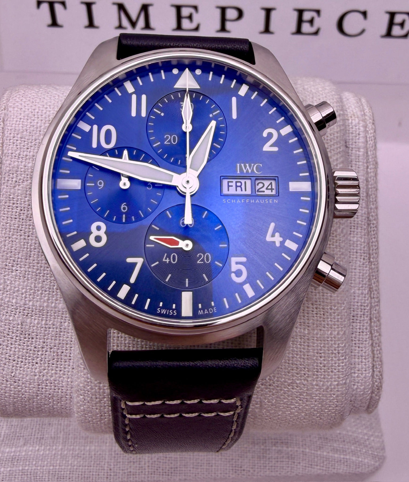 Case #371 — IWC Pilot’s Watch Chronograph 41 Blue Ref. IW388101