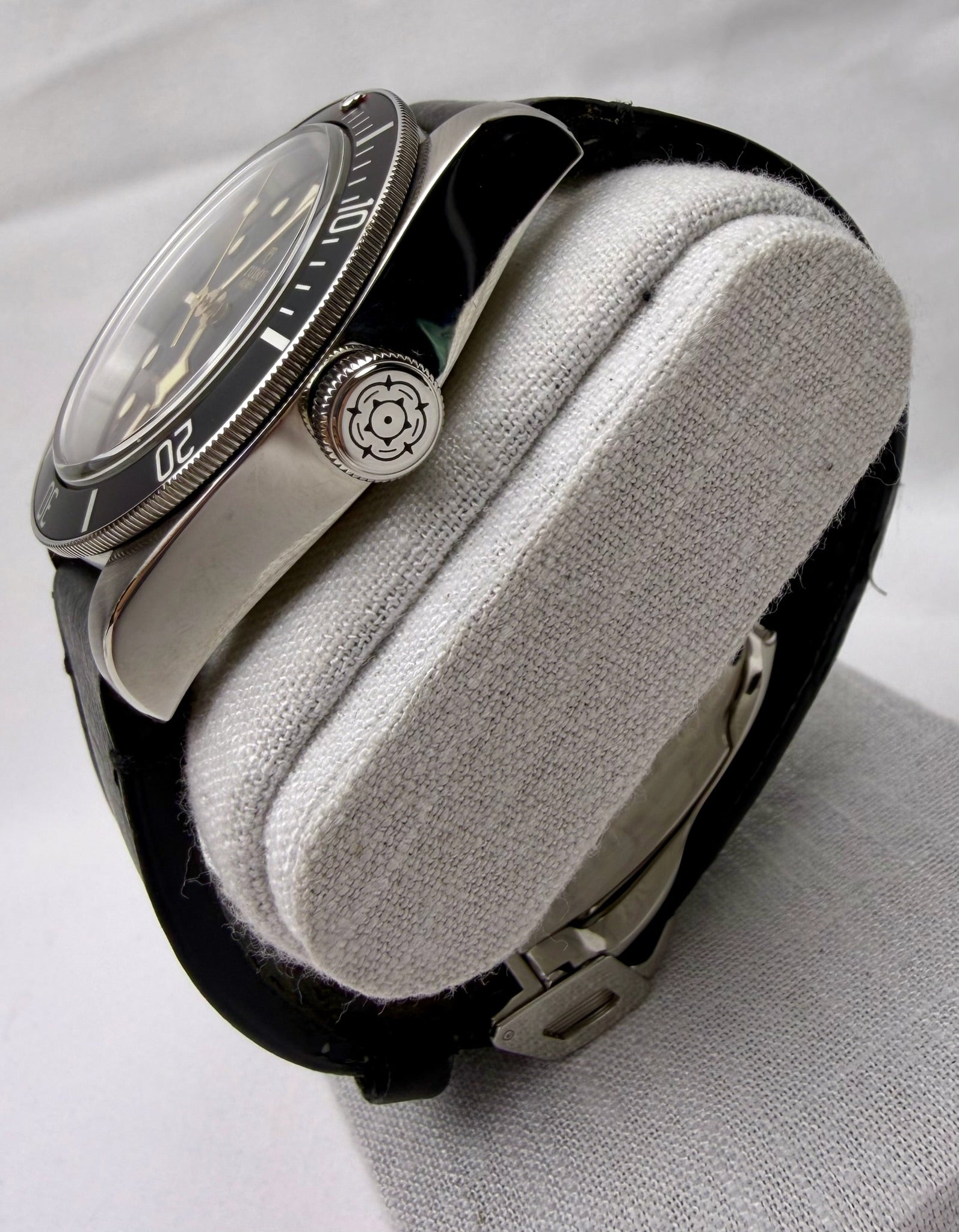 Case #328 — Tudor Black Bay 41 Black on Leather  Ref. 79230N