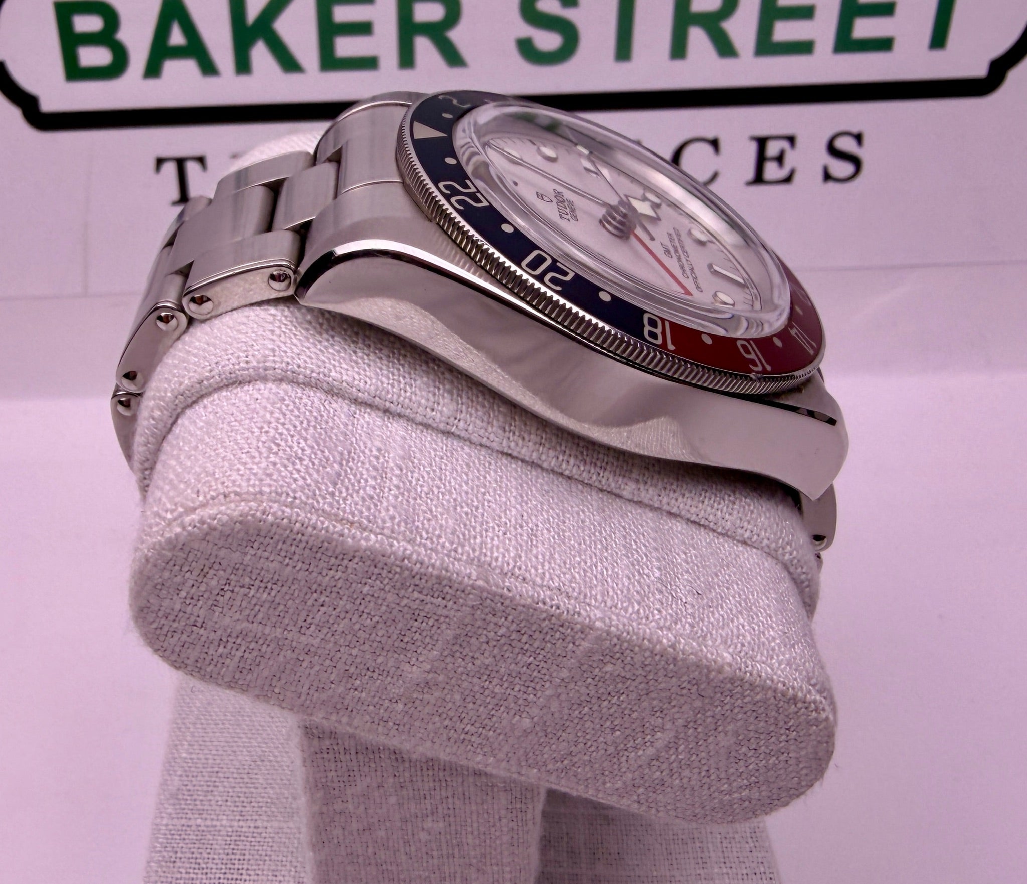 Case #375 — Tudor Black Bay GMT “Pepsi Opaline” Ref. 79830RB