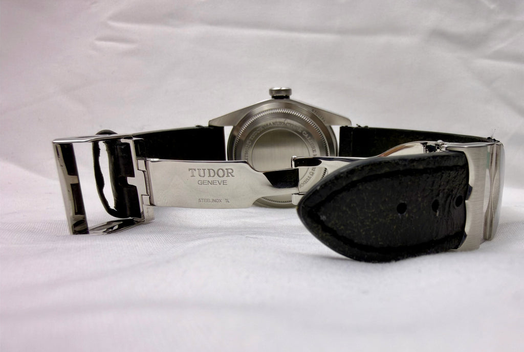 Case #328 — Tudor Black Bay 41 Black on Leather  Ref. 79230N