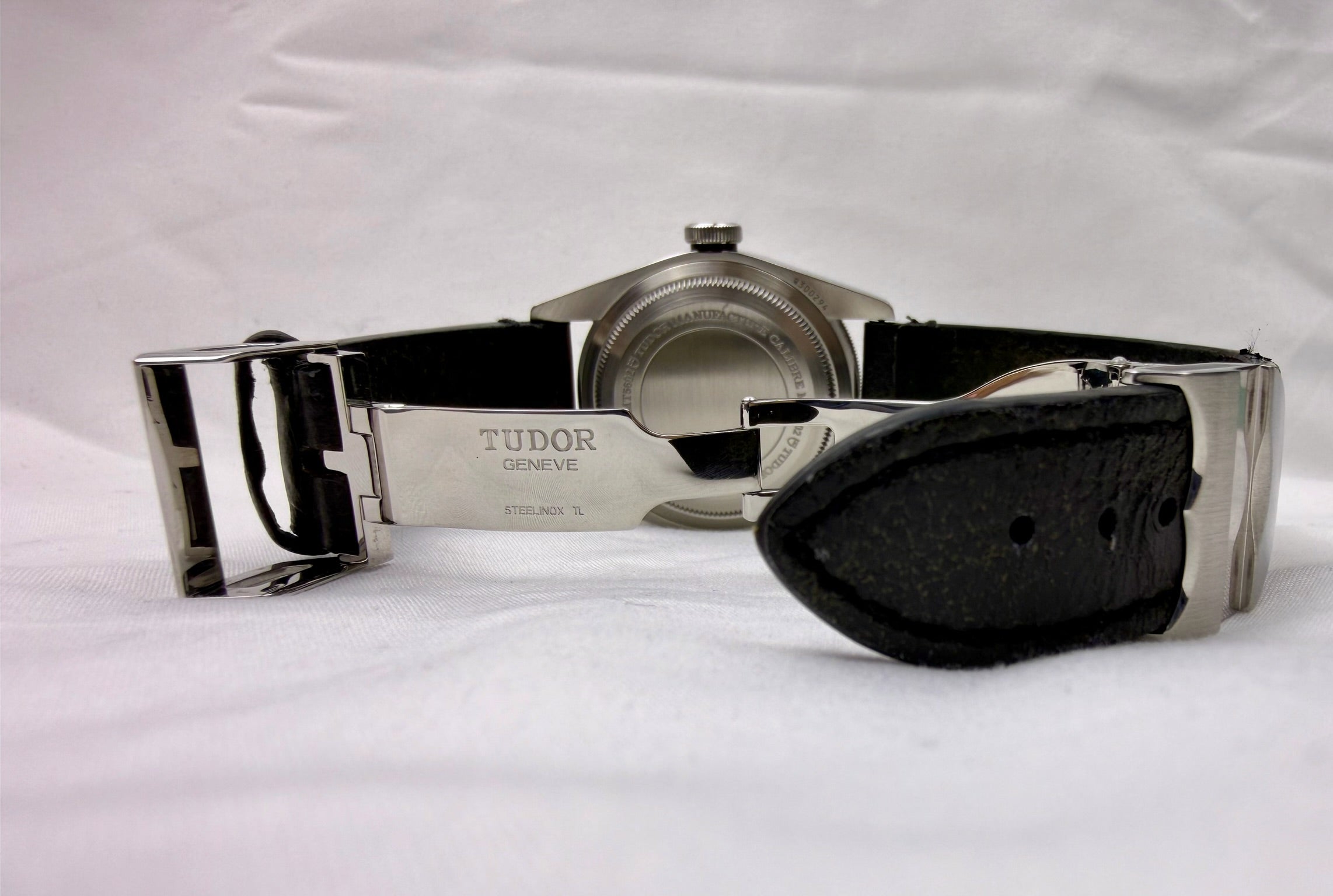 Case #328 — Tudor Black Bay 41 Black on Leather  Ref. 79230N
