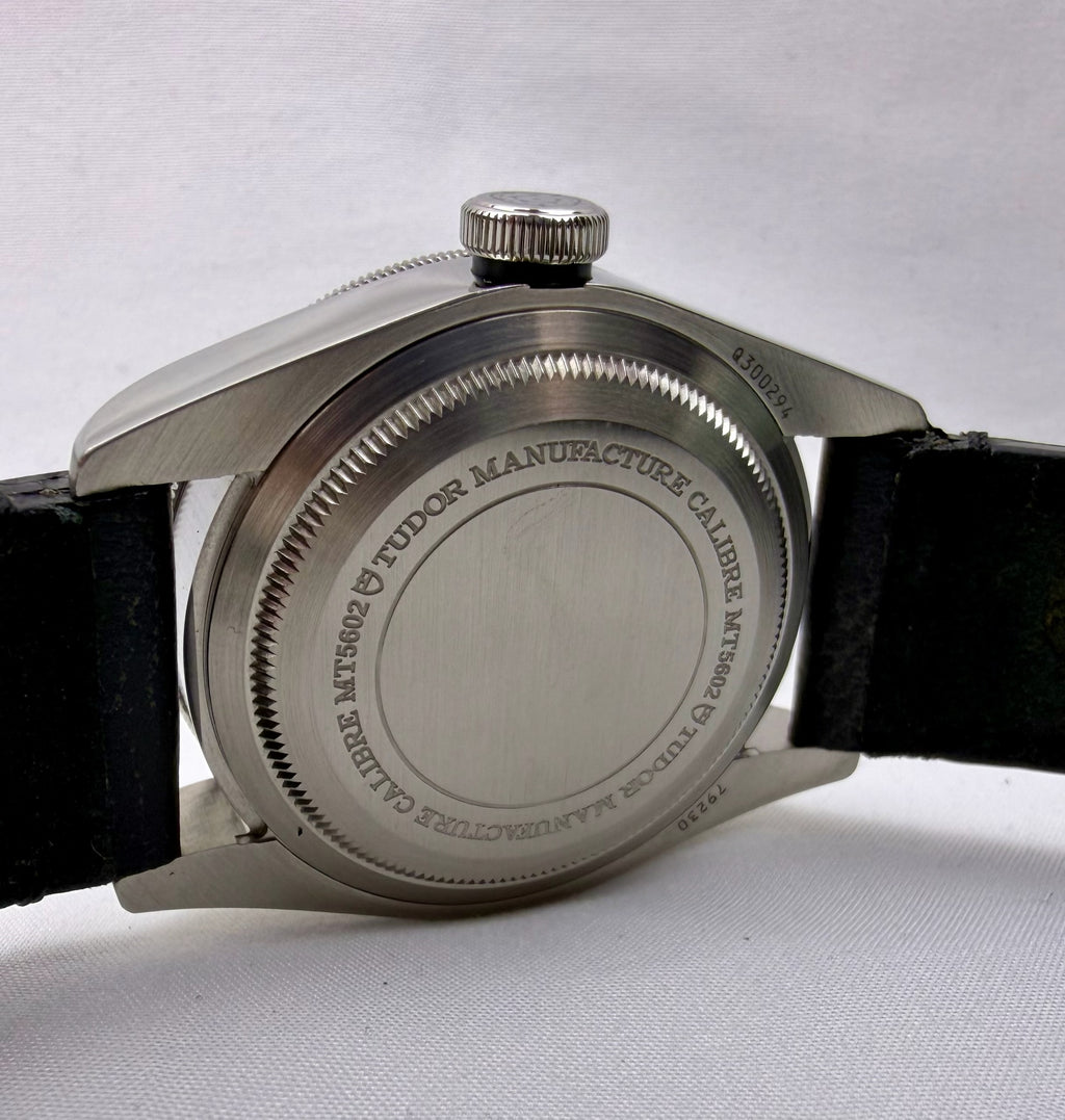 Case #328 — Tudor Black Bay 41 Black on Leather  Ref. 79230N
