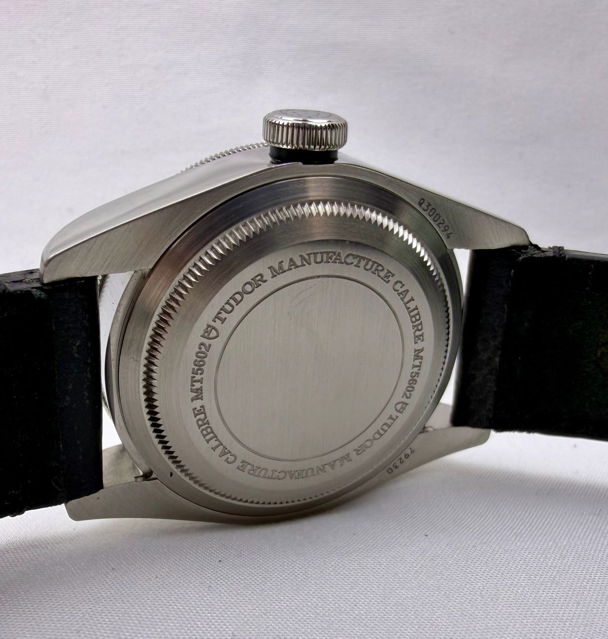Case #328 — Tudor Black Bay 41 Black on Leather  Ref. 79230N