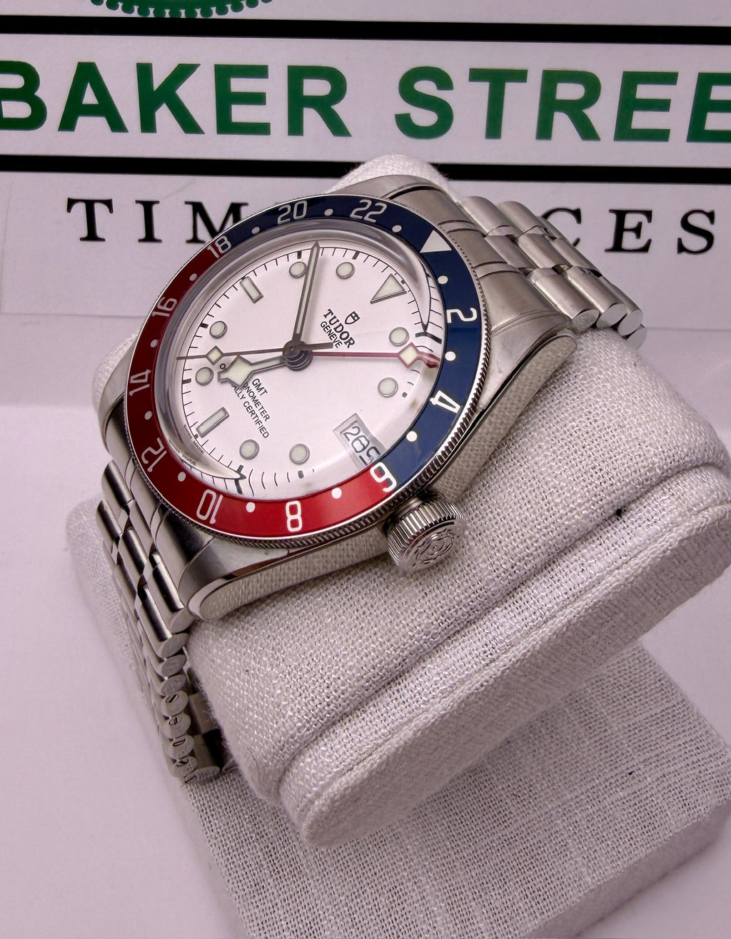 Case #384 — Tudor Black Bay GMT “Pepsi Opaline” Ref. 79830RB