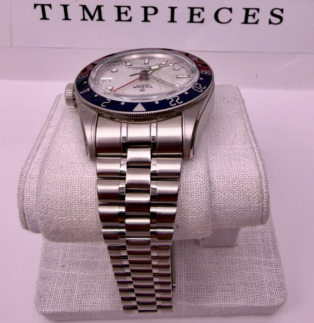 Case #384 — Tudor Black Bay GMT “Pepsi Opaline” Ref. 79830RB