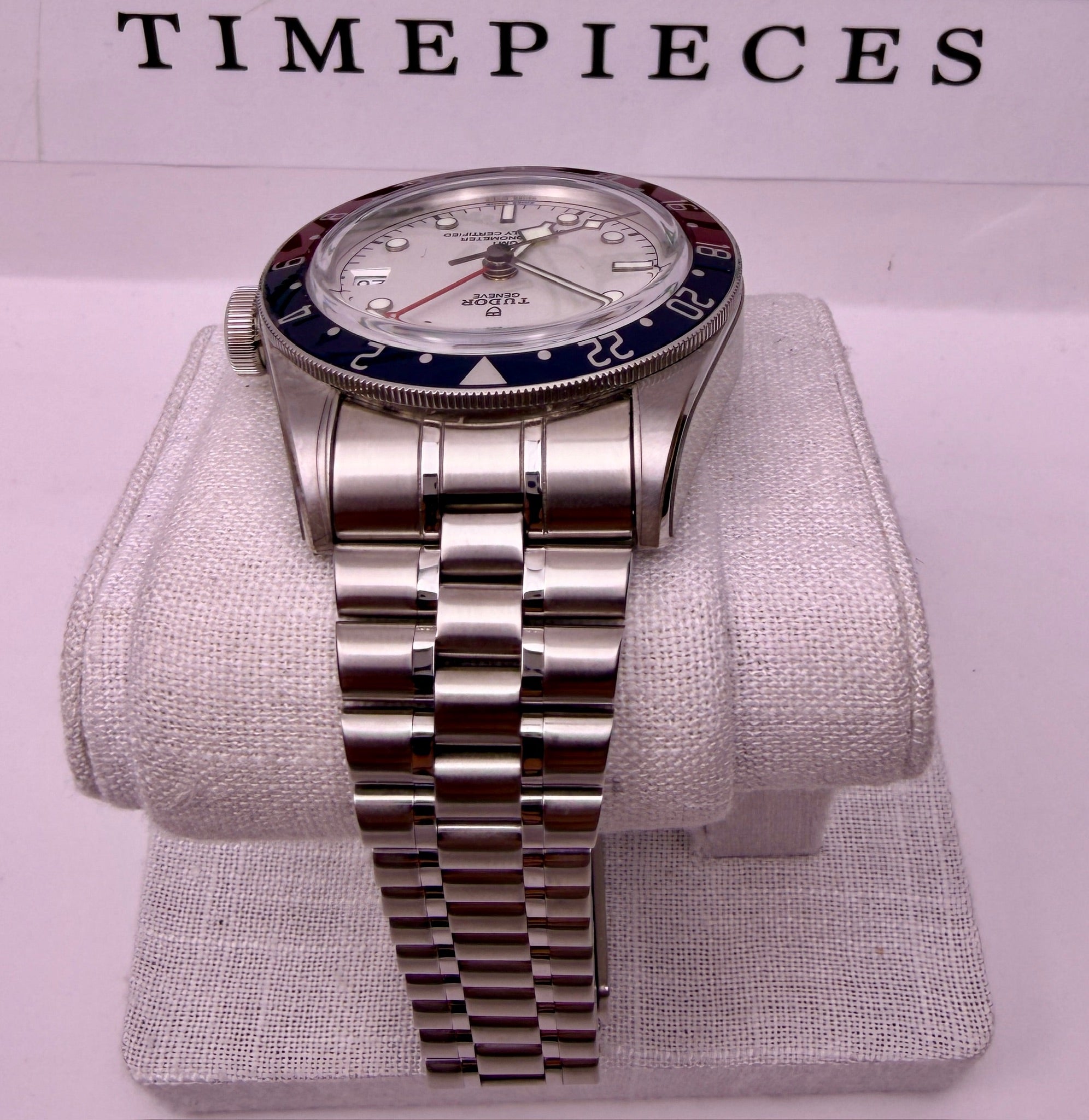 Case #384 — Tudor Black Bay GMT “Pepsi Opaline” Ref. 79830RB