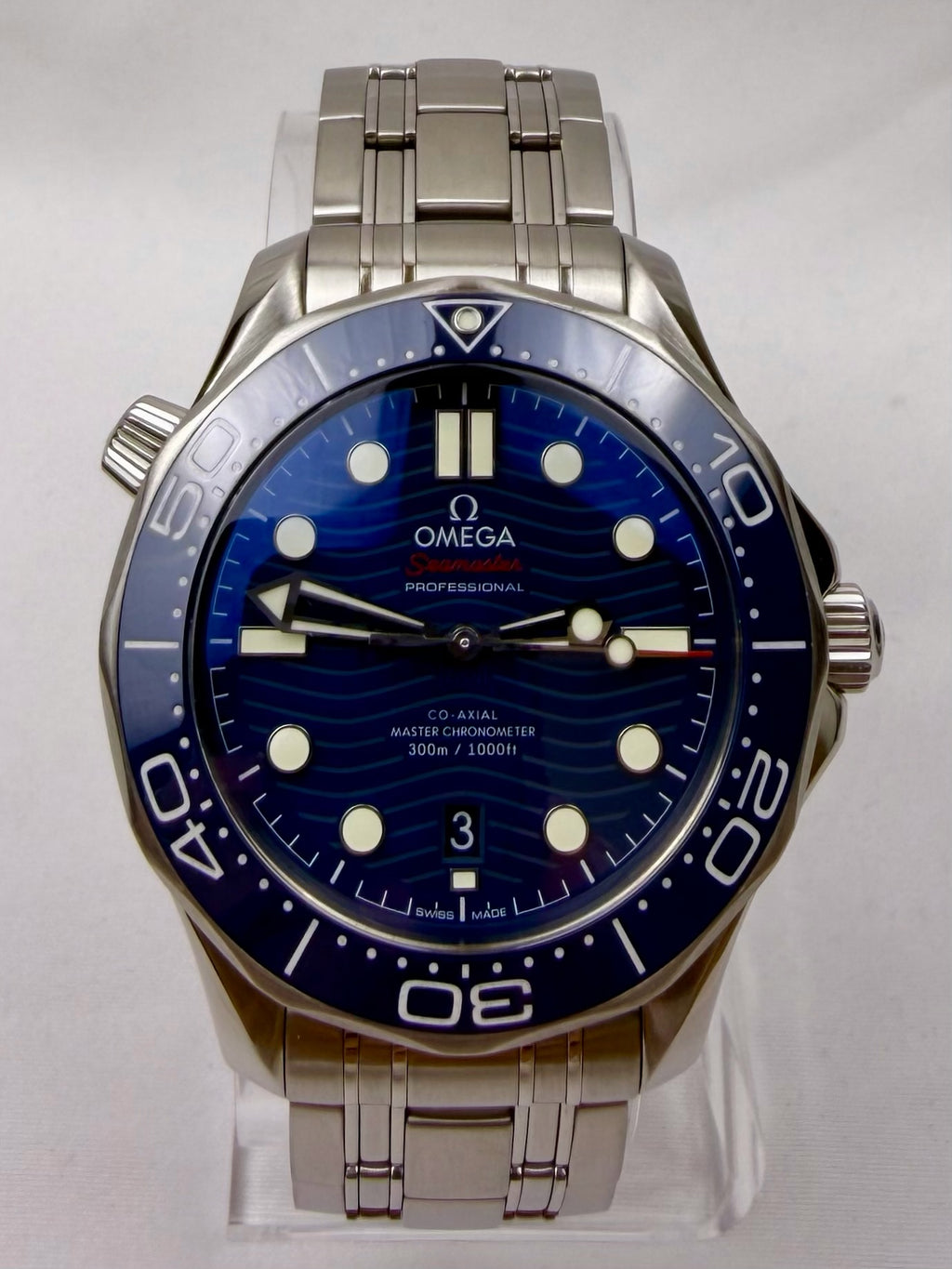 Case #331 — Omega Seamaster Professional Blue on Steel  Ref. 210.30.42.20.03.001