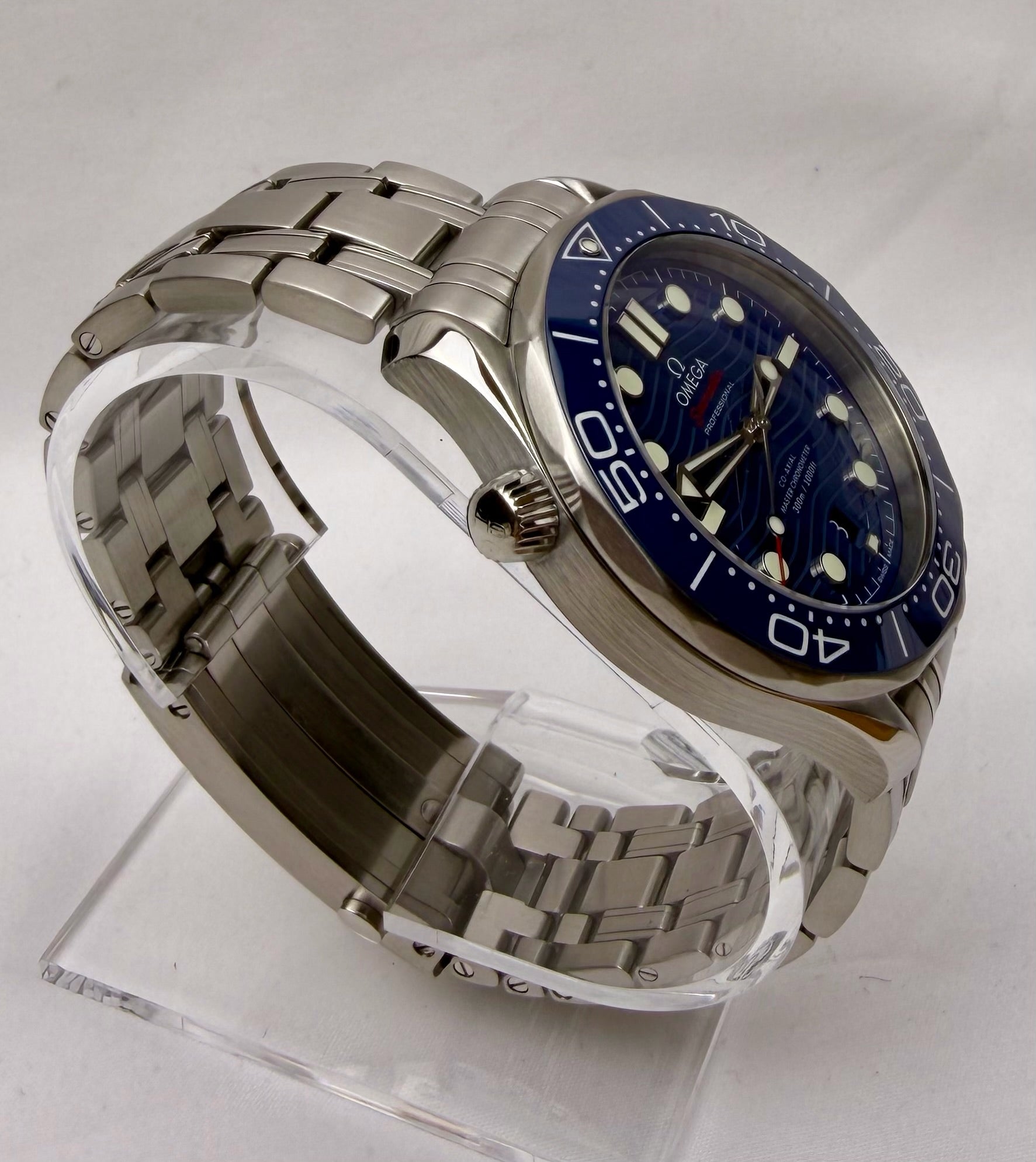 Case #331 — Omega Seamaster Professional Blue on Steel  Ref. 210.30.42.20.03.001