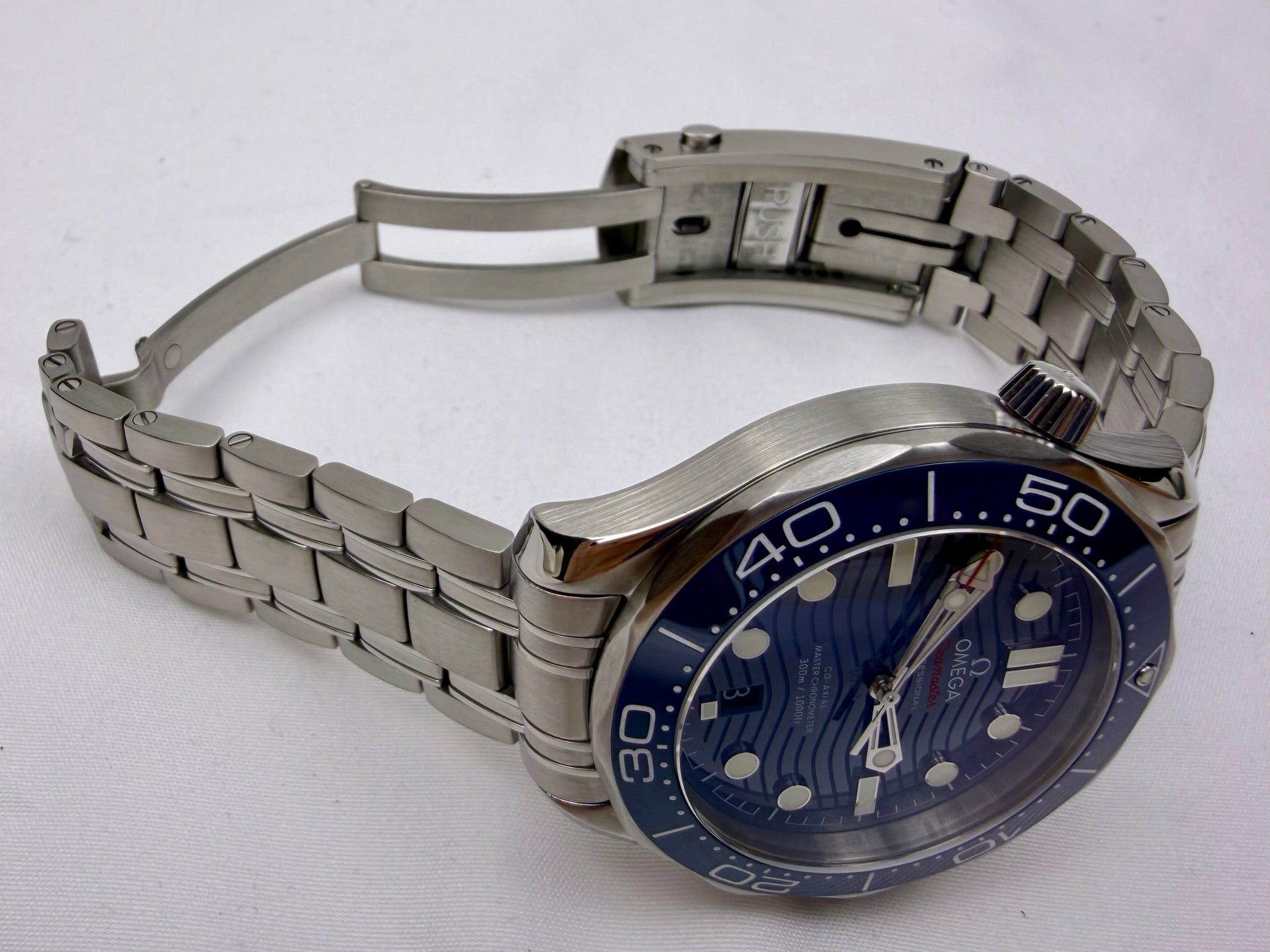 Case #331 — Omega Seamaster Professional Blue on Steel  Ref. 210.30.42.20.03.001