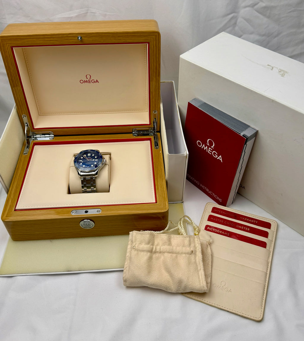Case #331 — Omega Seamaster Professional Blue on Steel  Ref. 210.30.42.20.03.001