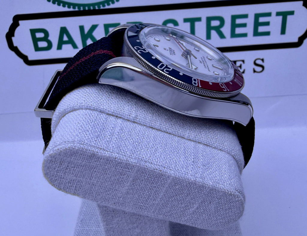 Case #384 — Tudor Black Bay GMT “Pepsi Opaline” Ref. 79830RB