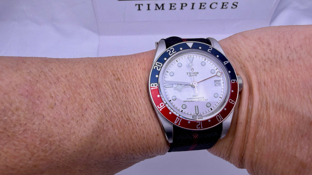 Case #384 — Tudor Black Bay GMT “Pepsi Opaline” Ref. 79830RB