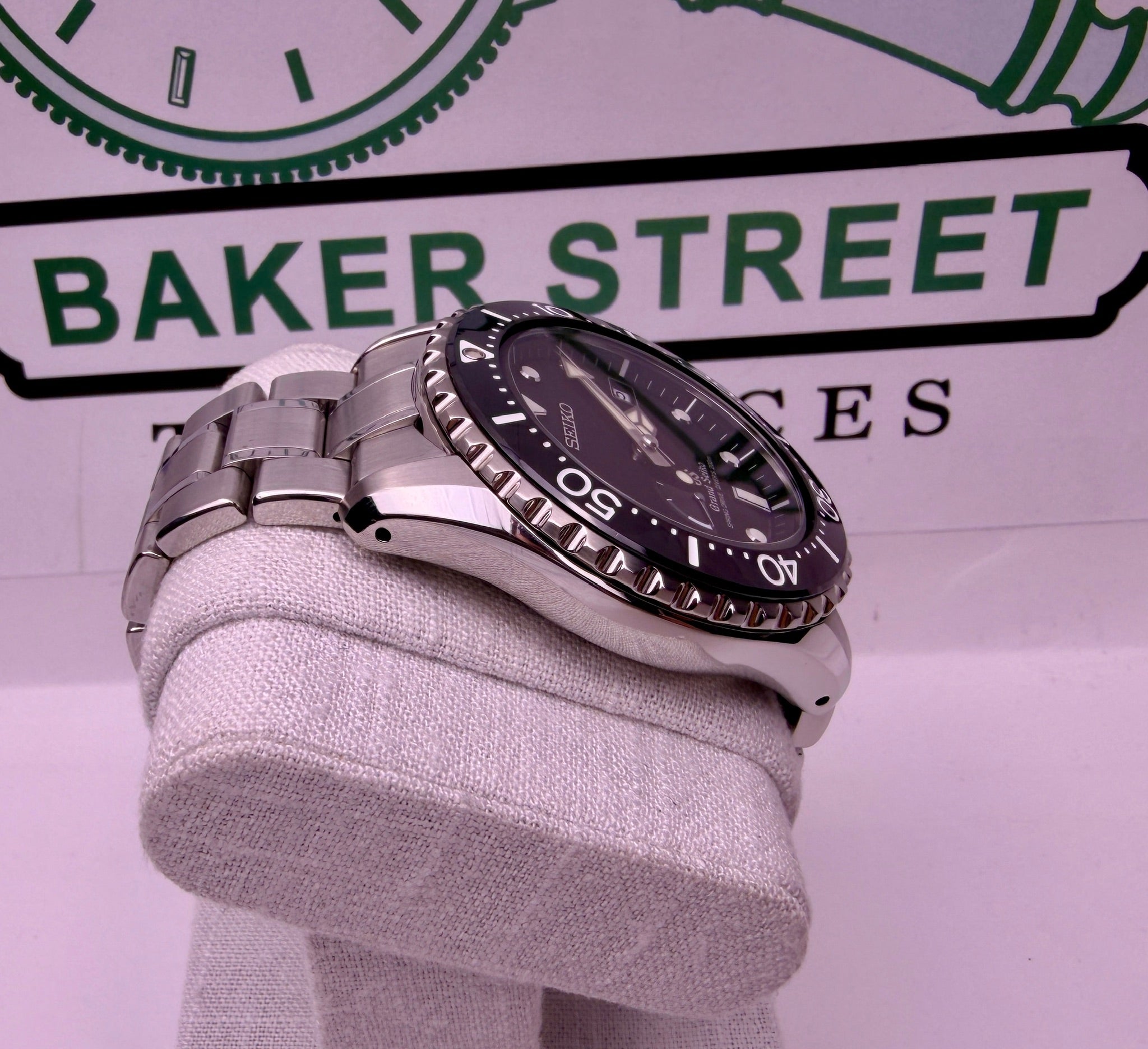 Case #388 — Grand Seiko Spring Drive Diver Black Ref. SBGA029