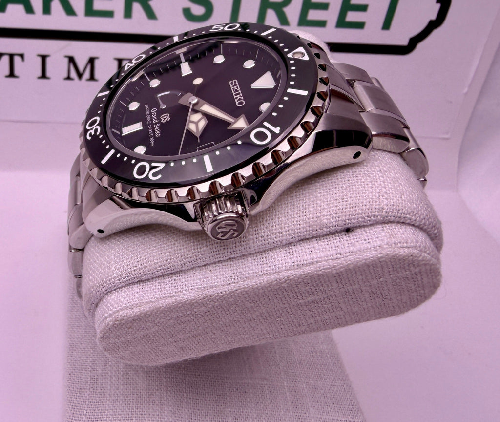 Case #388 — Grand Seiko Spring Drive Diver Black Ref. SBGA029