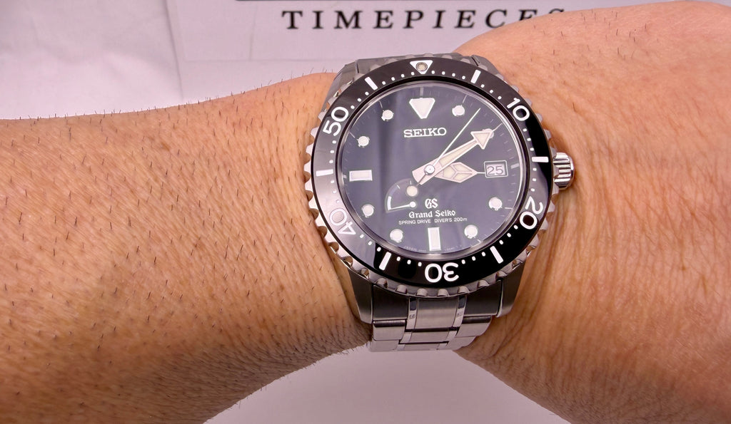 Case #388 — Grand Seiko Spring Drive Diver Black Ref. SBGA029
