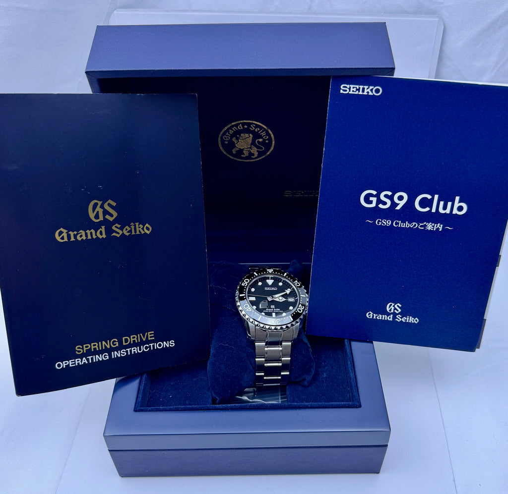 Case #388 — Grand Seiko Spring Drive Diver Black Ref. SBGA029