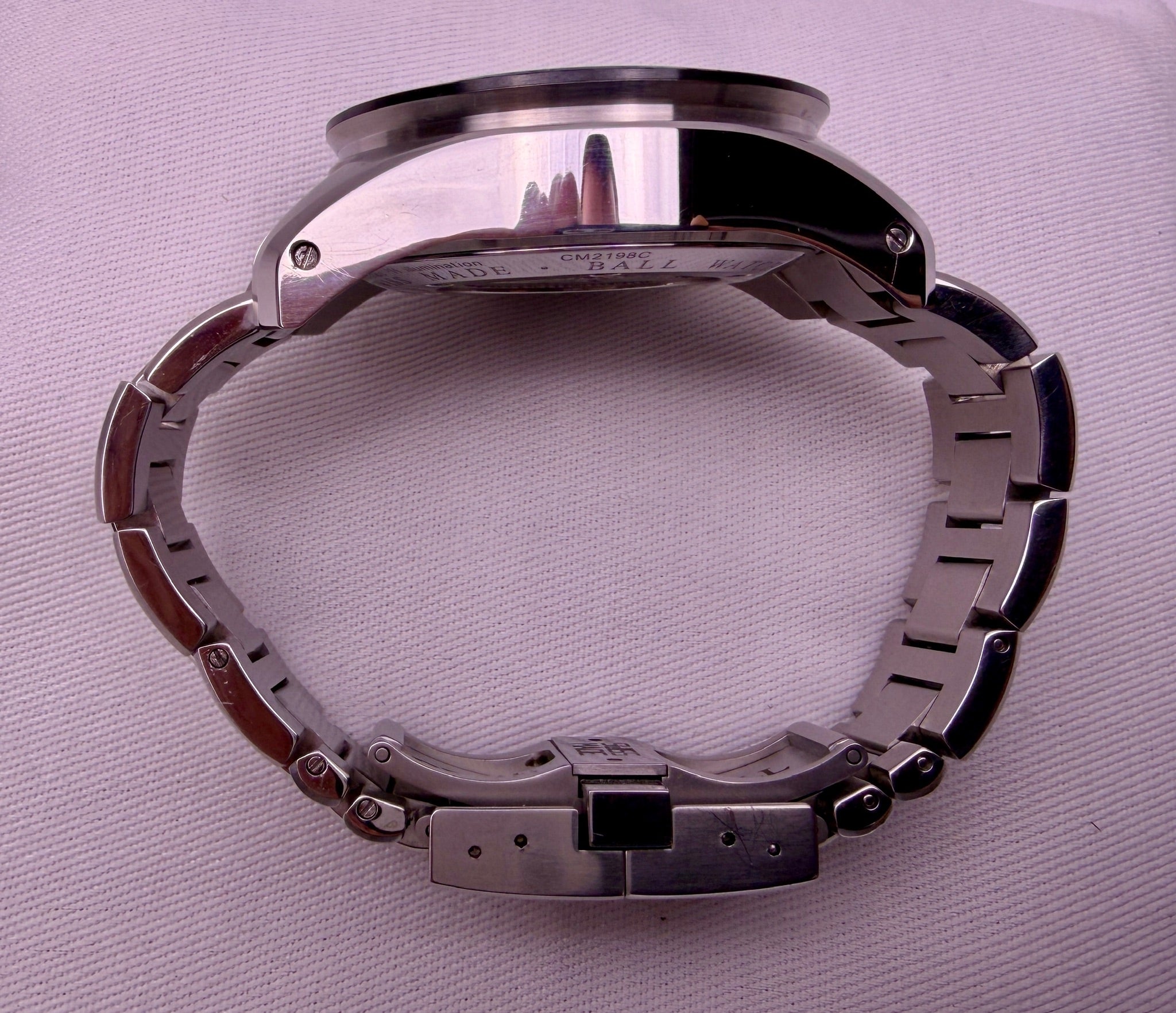 Case #389 — Ball Engineer Hydrocarbon Racer Chronograph Ref. CM2198C-S1CJ-SL