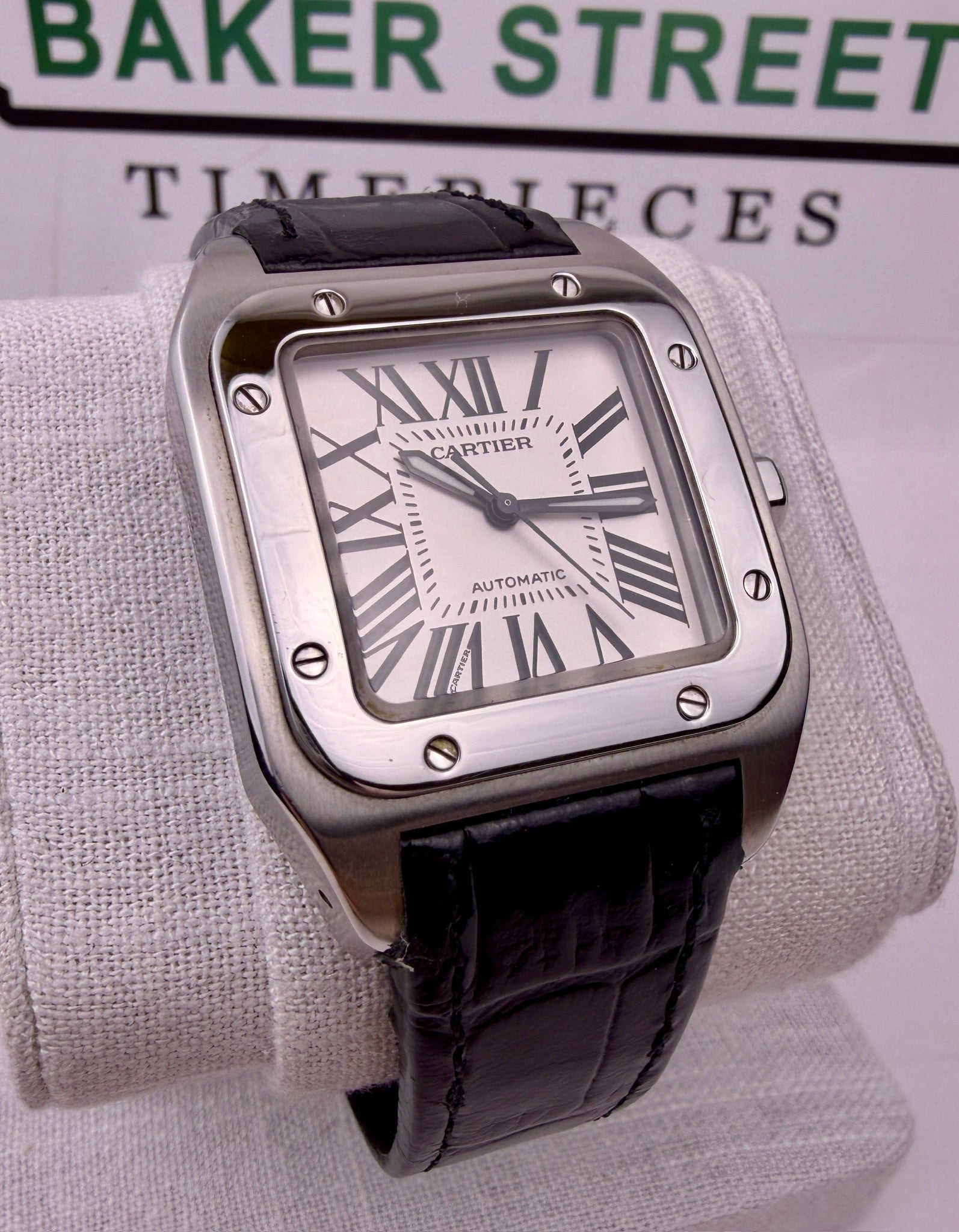 Case #415 — Cartier Santos 100 White Dial Ref. 2878
