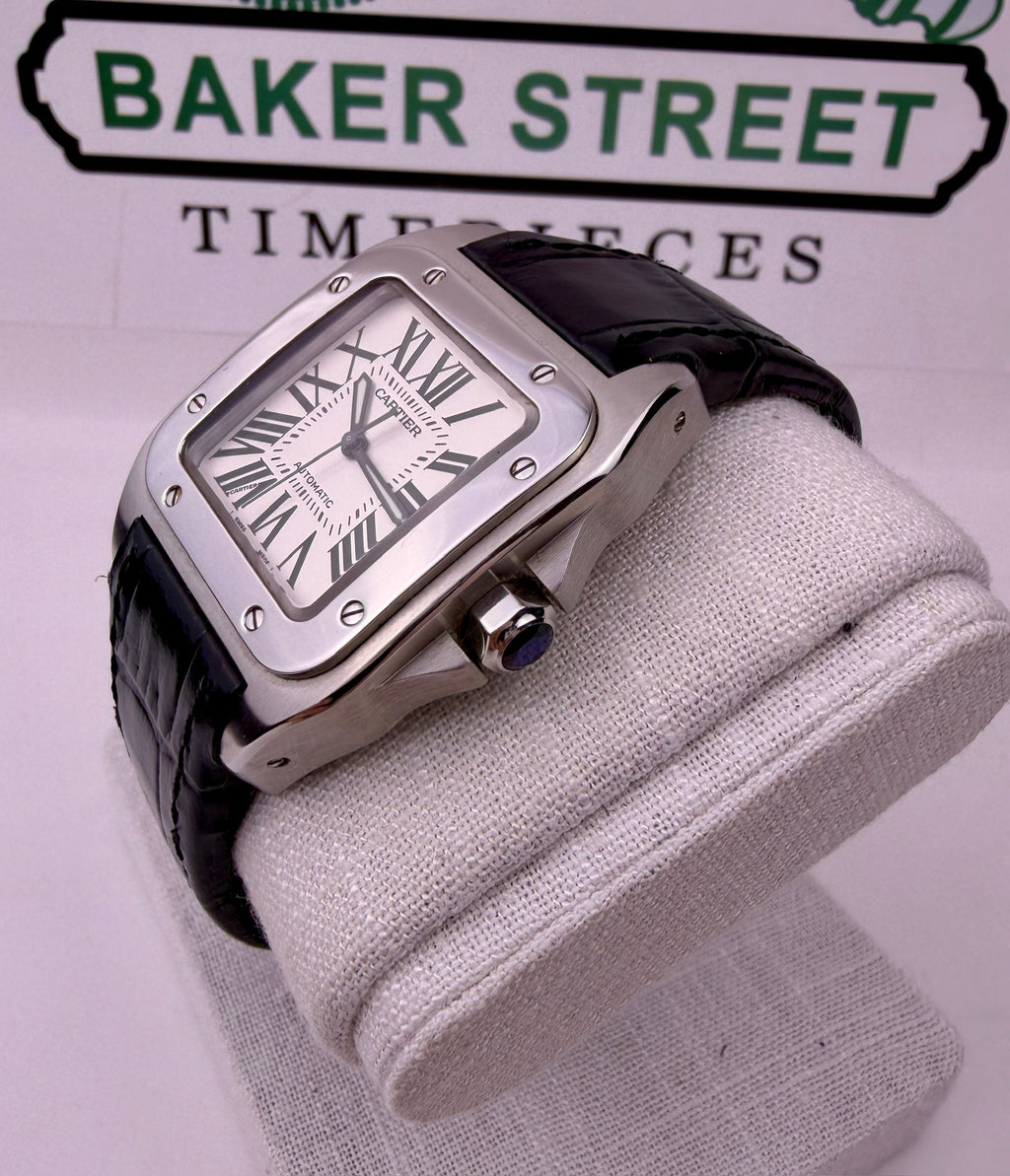 Case #415 — Cartier Santos 100 White Dial Ref. 2878
